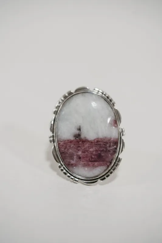 Malia Ring | Pink Tourmaline sold by Goldie Lew
