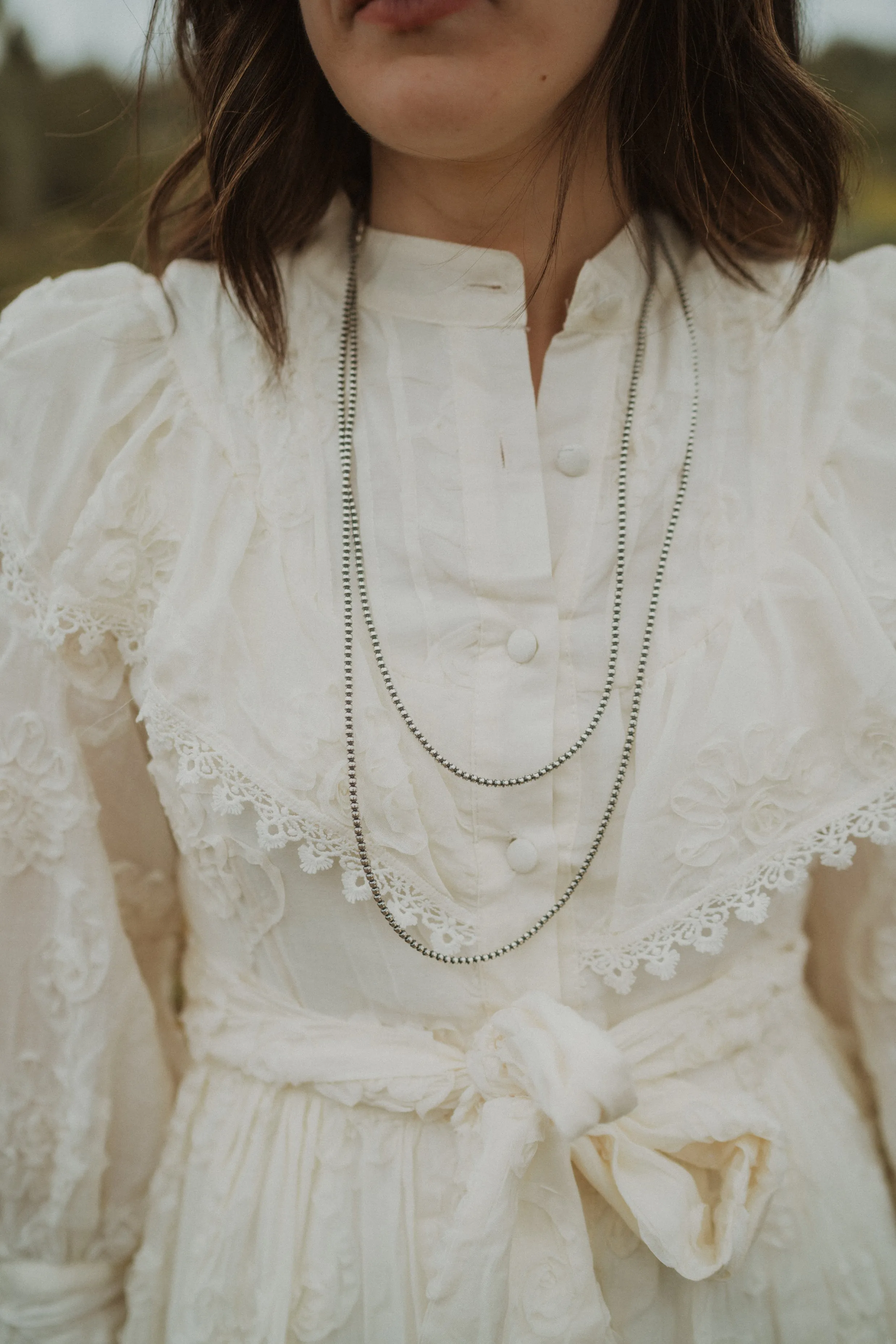 Myla Necklace | 60 inch | 1 mm sold by Goldie Lew