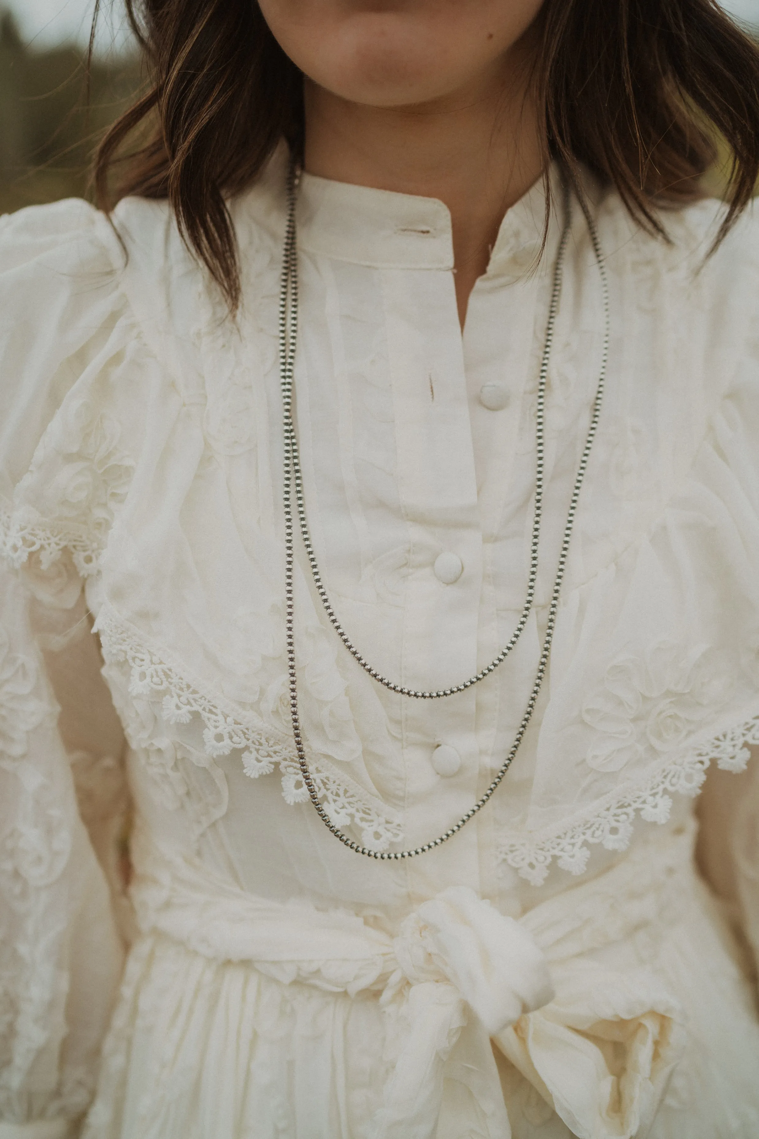 Myla Necklace | 60 inch | 1 mm sold by Goldie Lew product image thumbnail 2