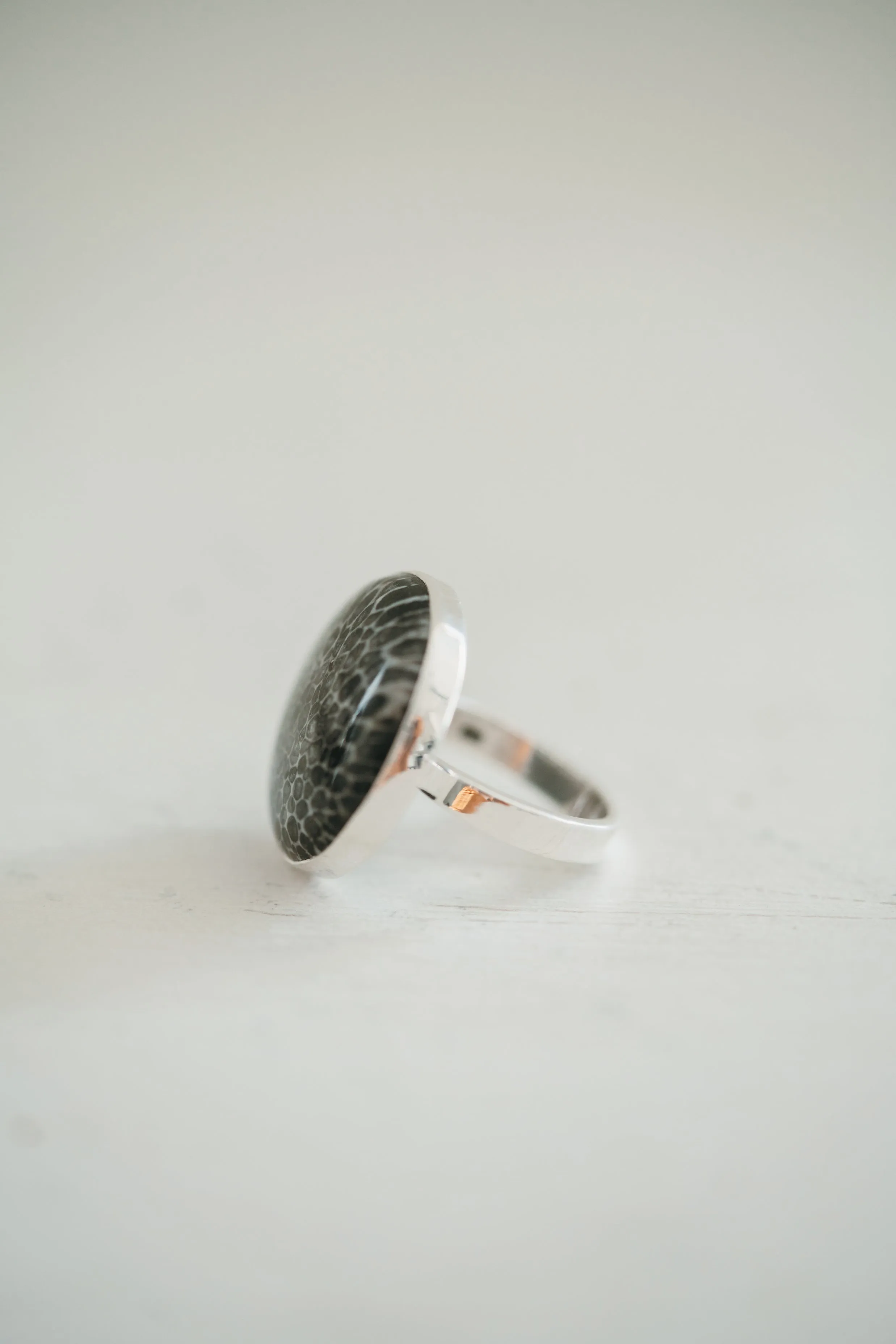 Emmett Ring | Stingray Coral sold by Goldie Lew product image thumbnail 2