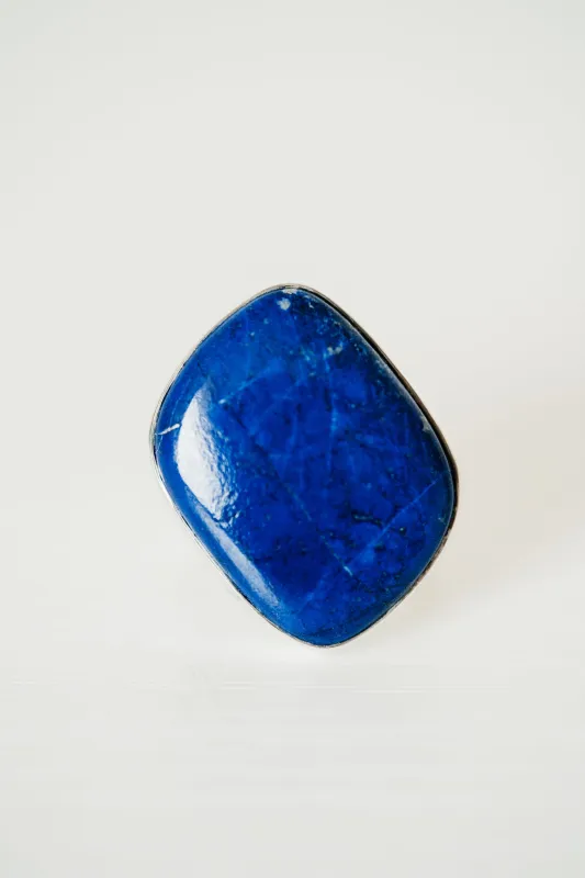 Kona Ring | Blue Lapis sold by Goldie Lew