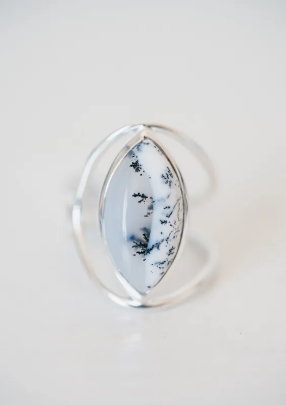 Gianna Ring | Dendritic Opal sold by Goldie Lew