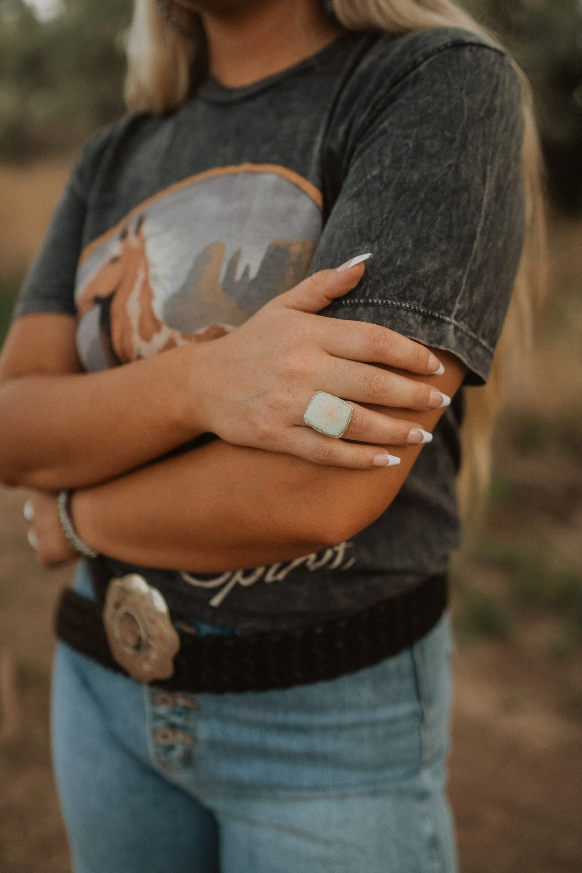 Halo Ring | Opal sold by Goldie Lew product image thumbnail 2