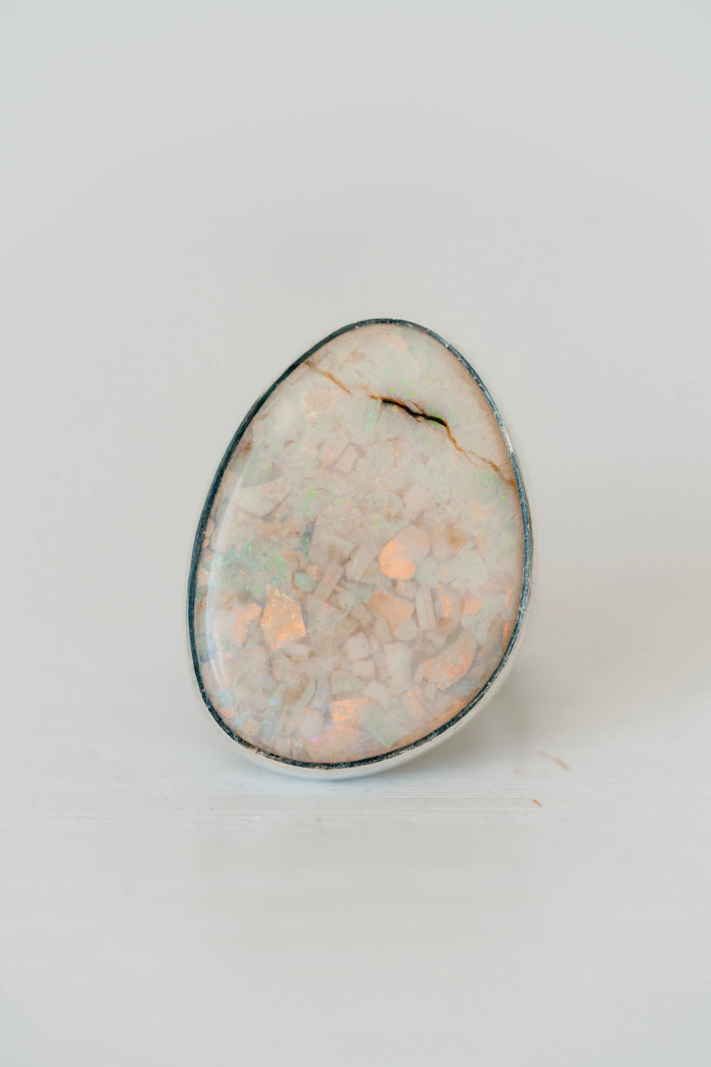 Halo Ring | Opal sold by Goldie Lew