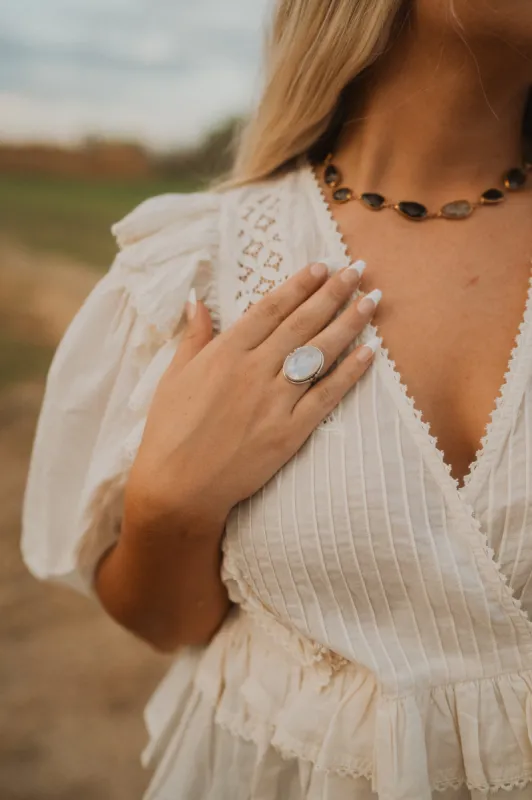 Sara Ring | Moonstone sold by Goldie Lew