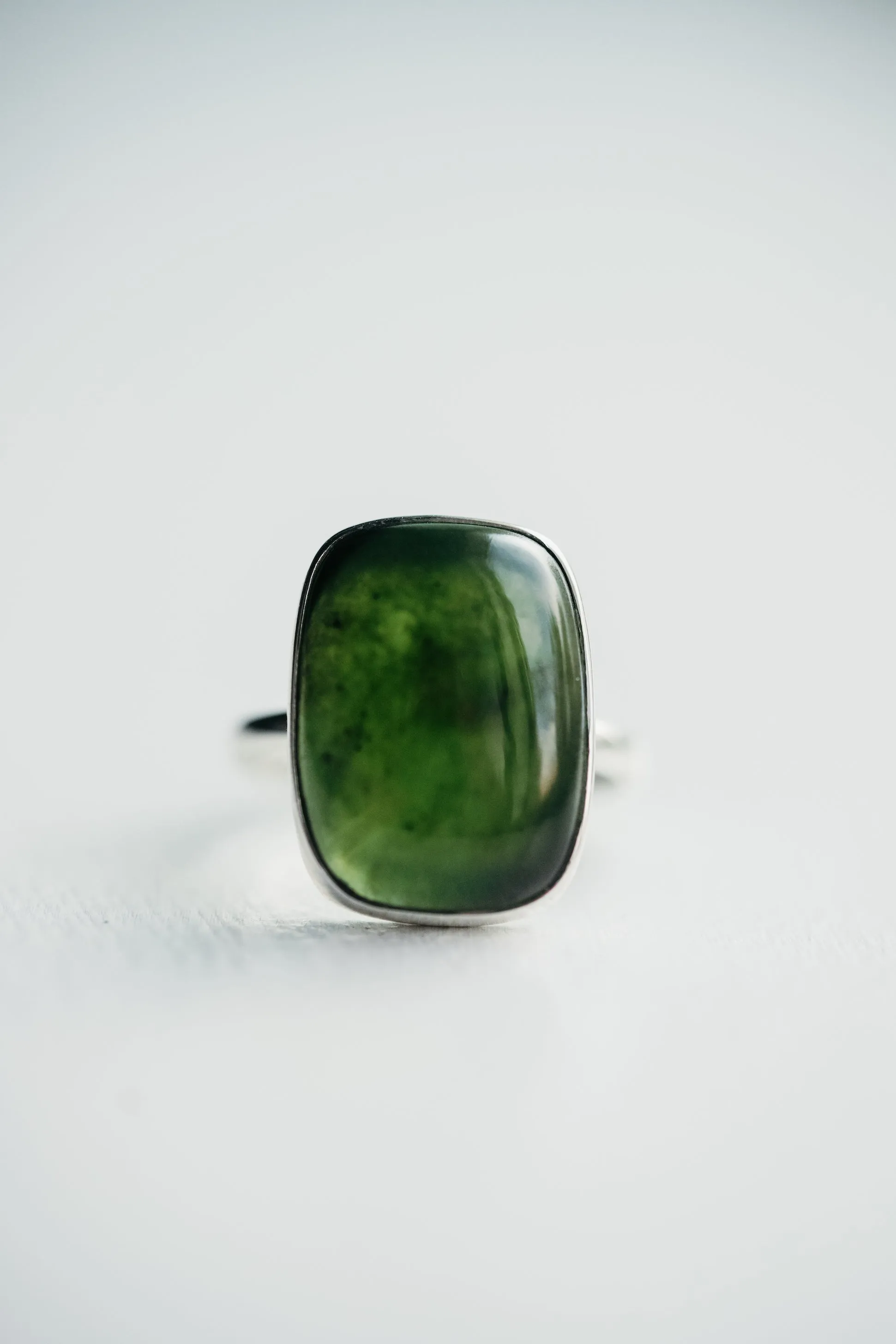 Lanor Ring | Nephrite Jade sold by Goldie Lew product image thumbnail 5