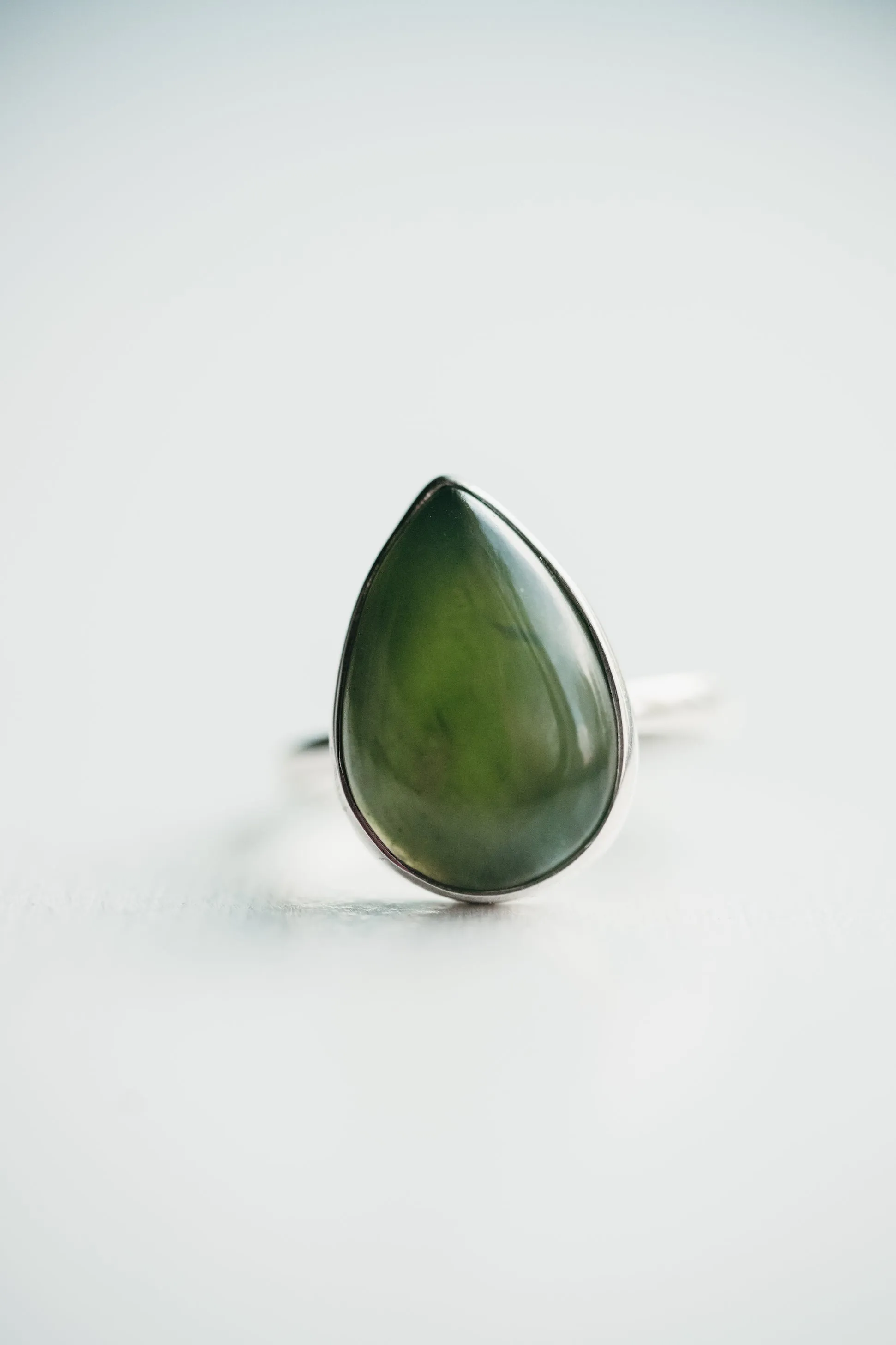 Lanor Ring | Nephrite Jade sold by Goldie Lew