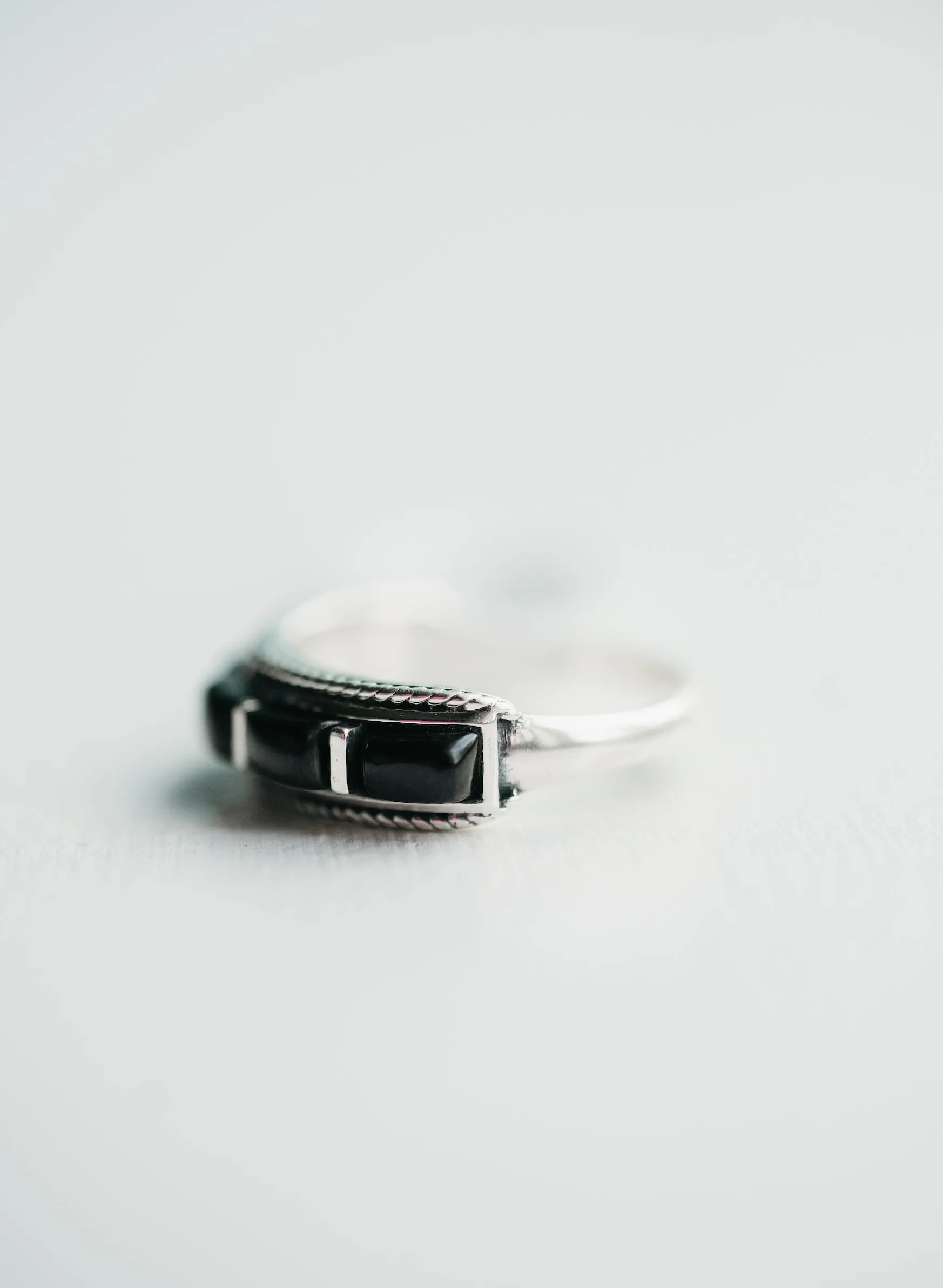 Elias Ring | Black Onyx sold by Goldie Lew product image thumbnail 3