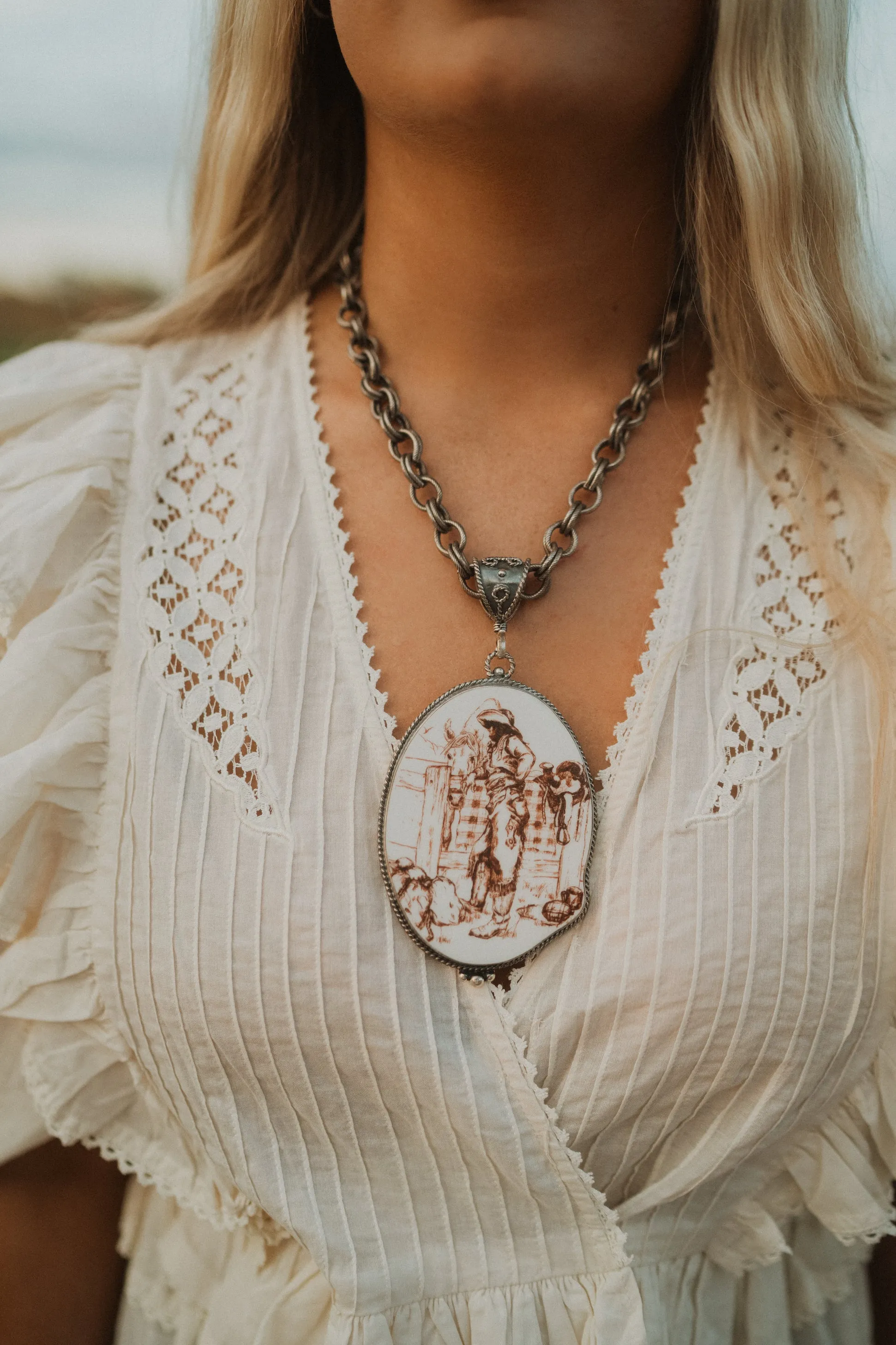 At The Ranch Necklace sold by Goldie Lew