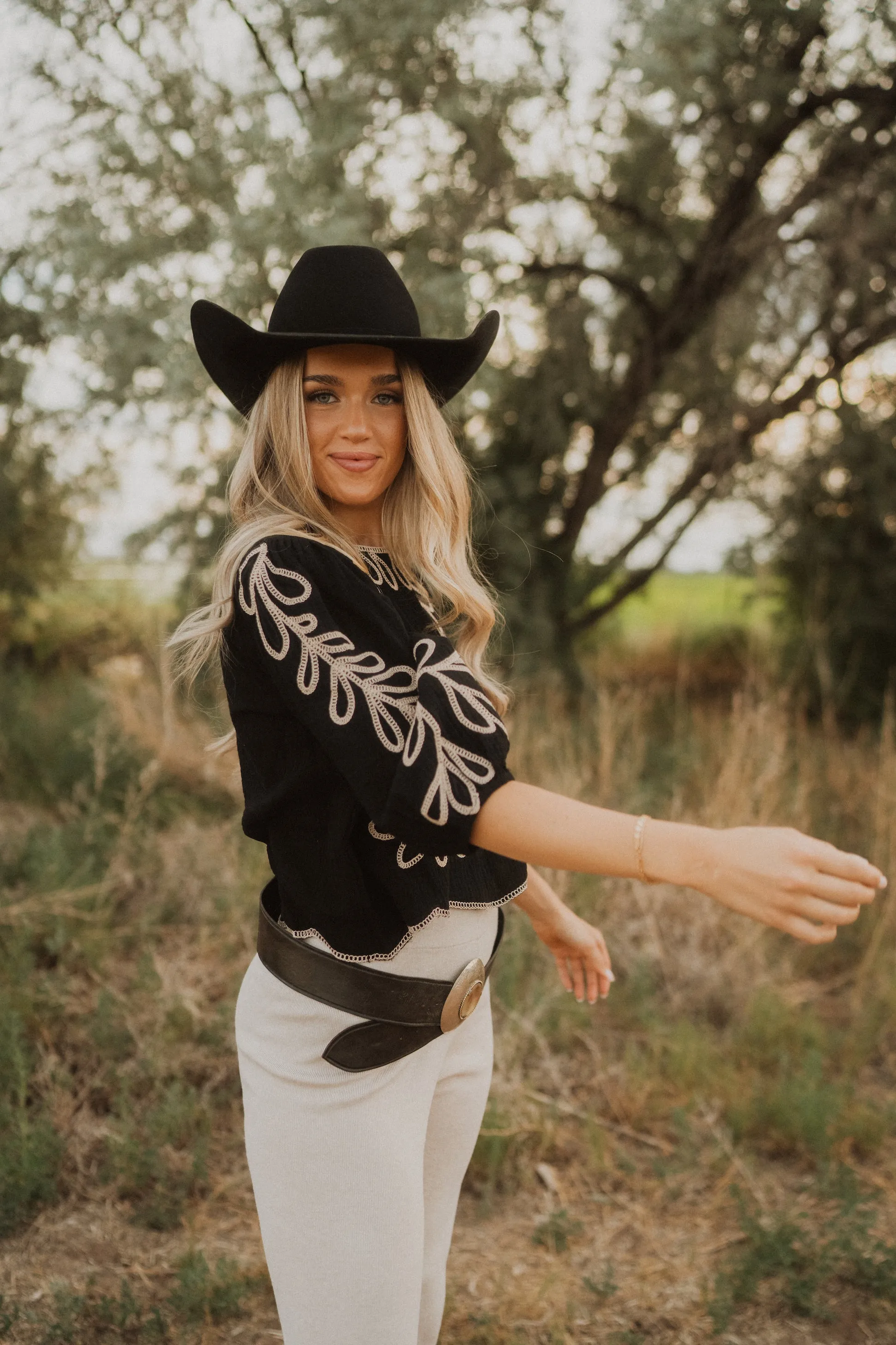 Estie Embroidered Top sold by Goldie Lew product image thumbnail 3