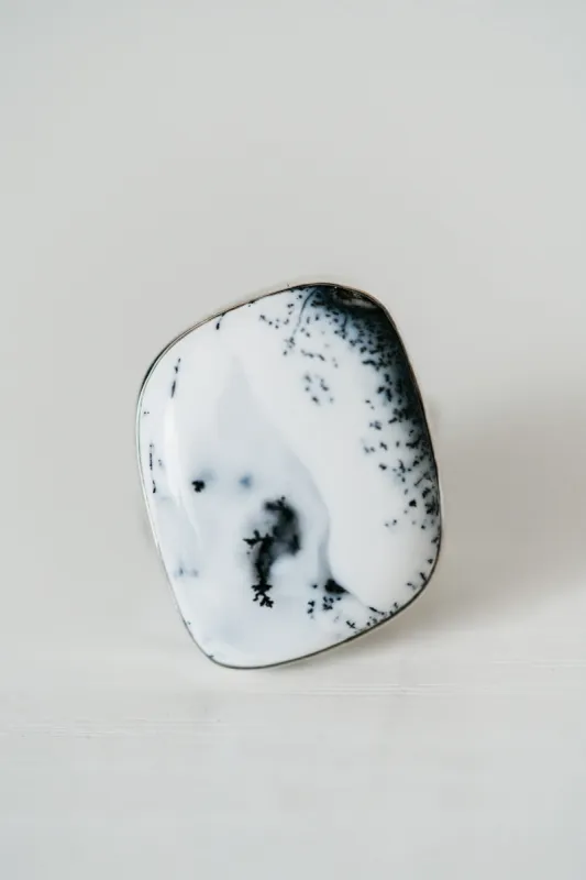 Kona Ring | Dendritic Opal sold by Goldie Lew