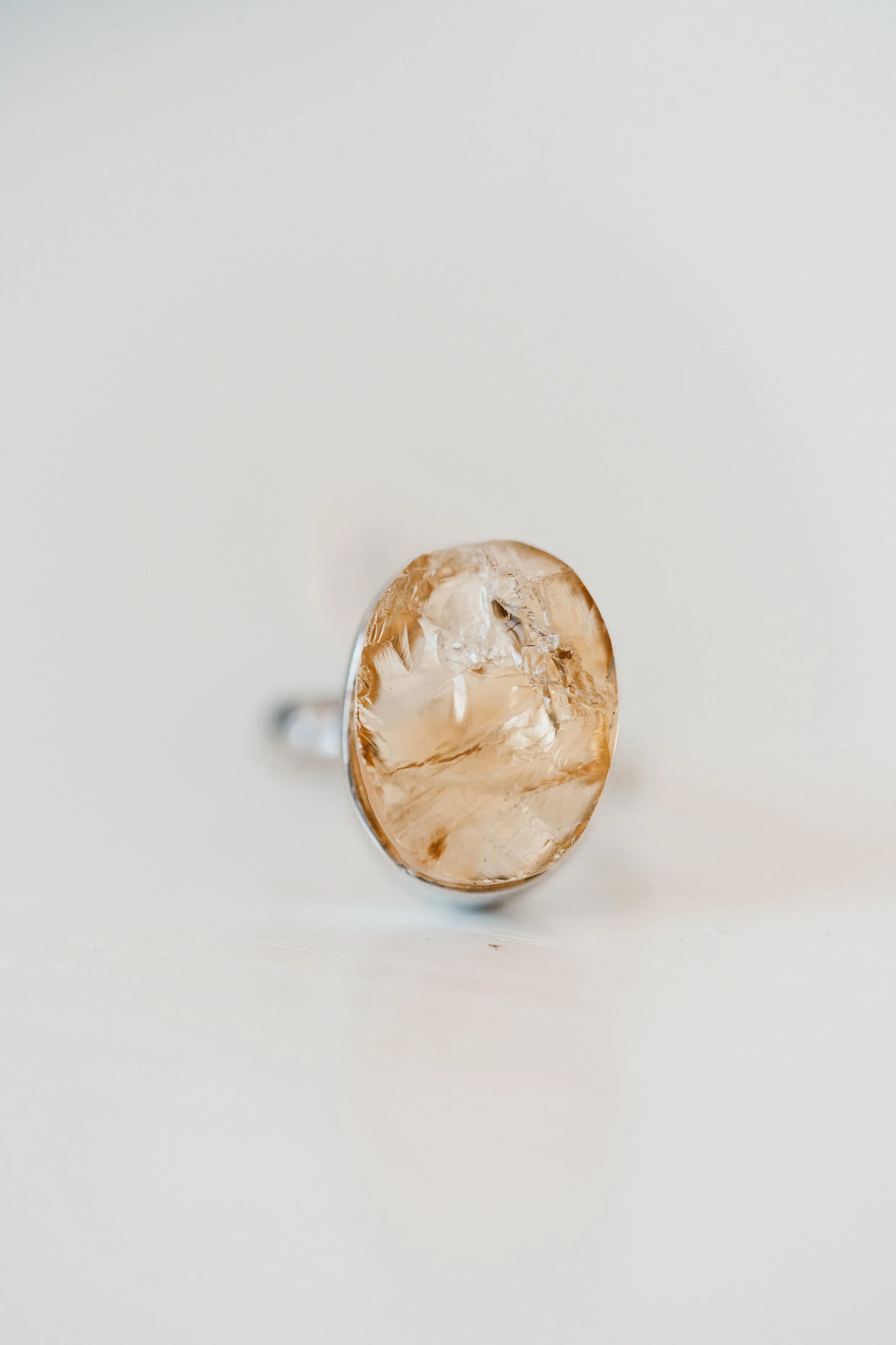 Ximena Ring | Gold Citrine sold by Goldie Lew