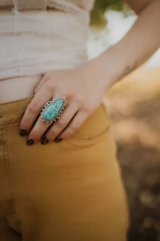 Cullen Ring | Arizona Turquoise sold by Goldie Lew