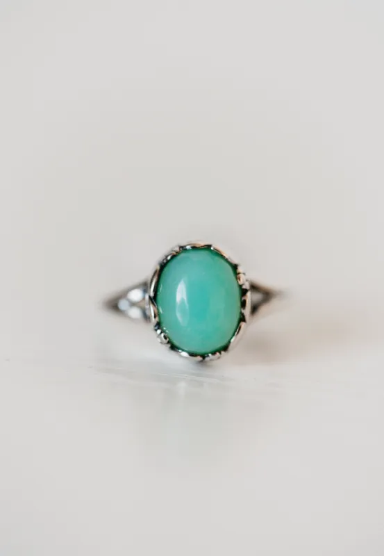 Kali Ring | Chrysoprase sold by Goldie Lew