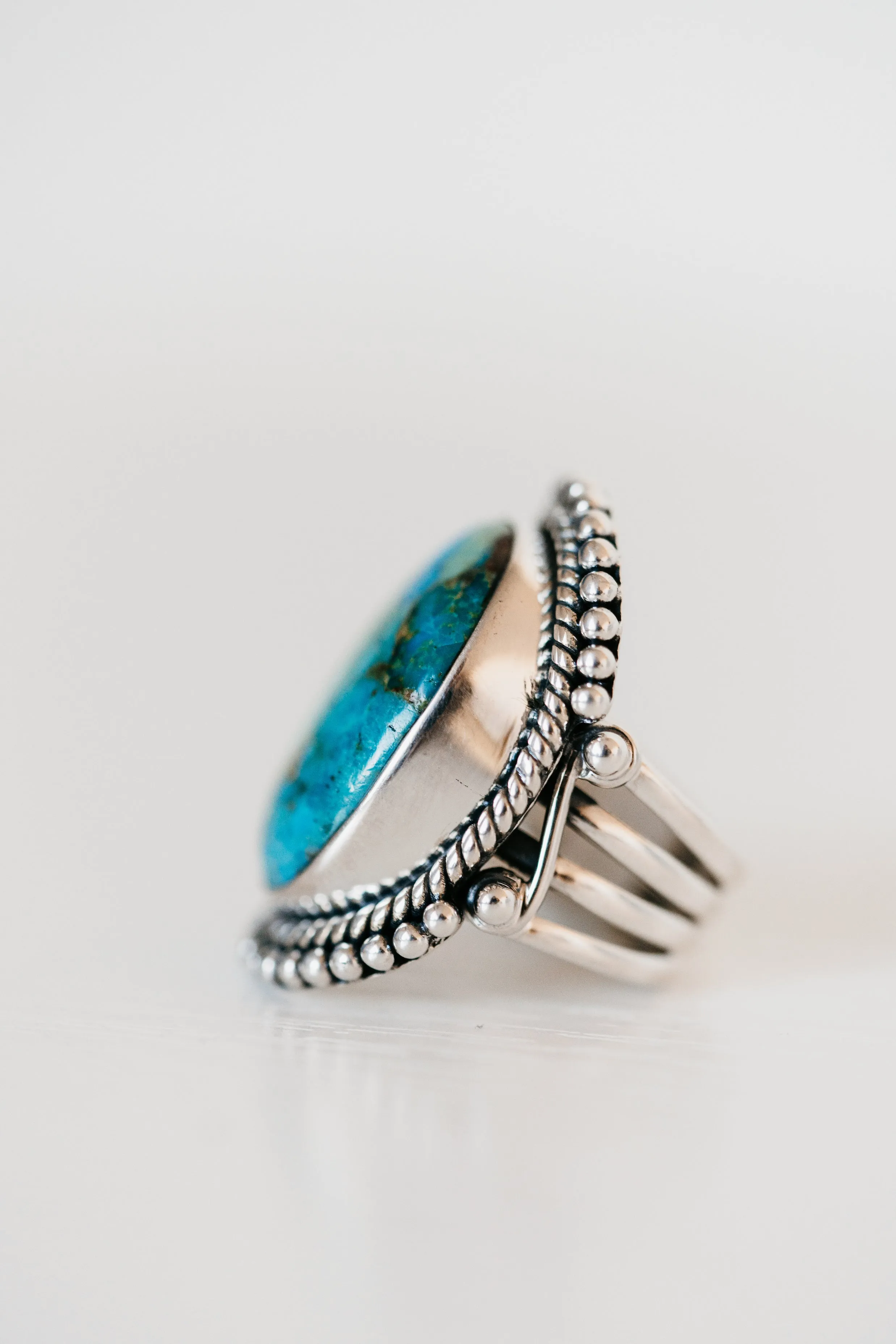 Evelina Ring | Turquoise sold by Goldie Lew product image thumbnail 3