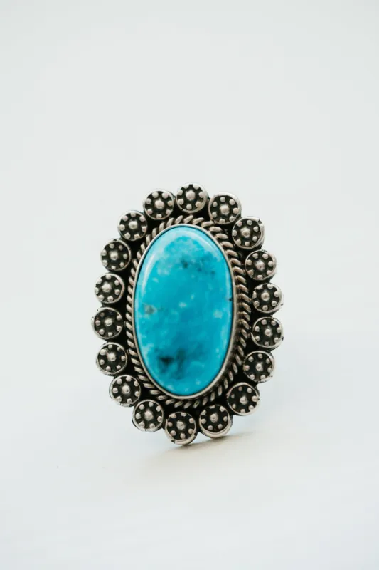 Amora Ring | Kingman Turquoise sold by Goldie Lew
