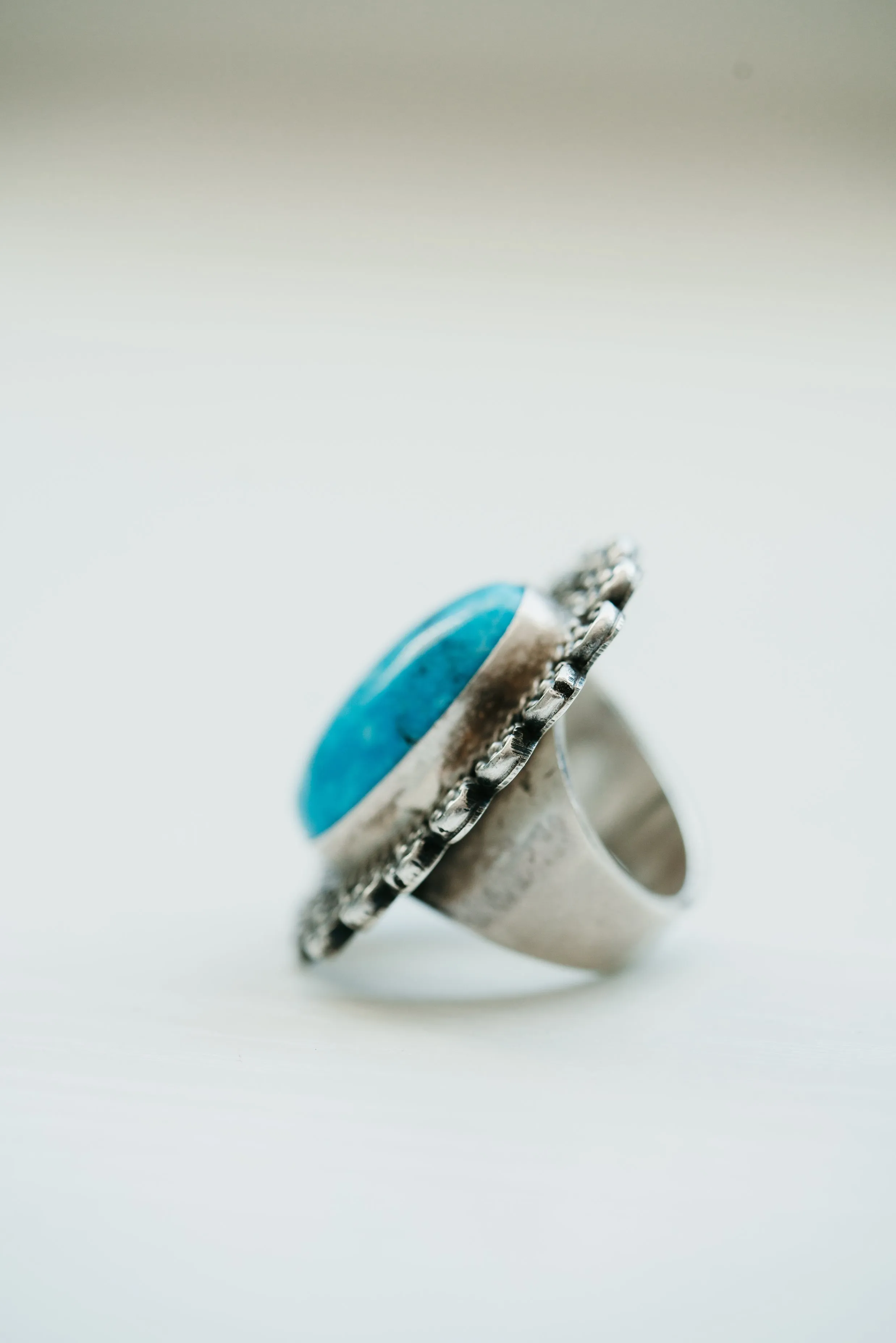 Amora Ring | Kingman Turquoise - FINAL SALE sold by Goldie Lew product image thumbnail 3