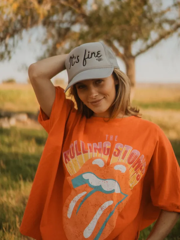 It's Fine Trucker Hat sold by Goldie Lew