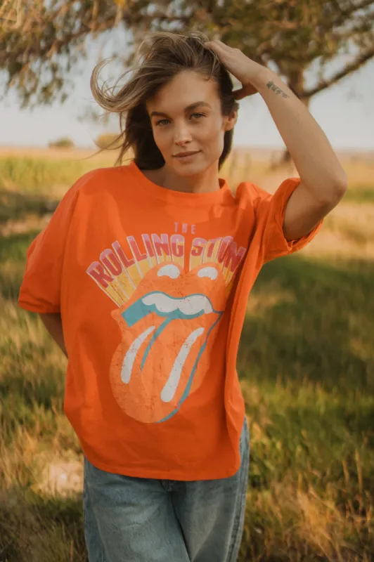 Rolling Stones Tongue Tee sold by Goldie Lew