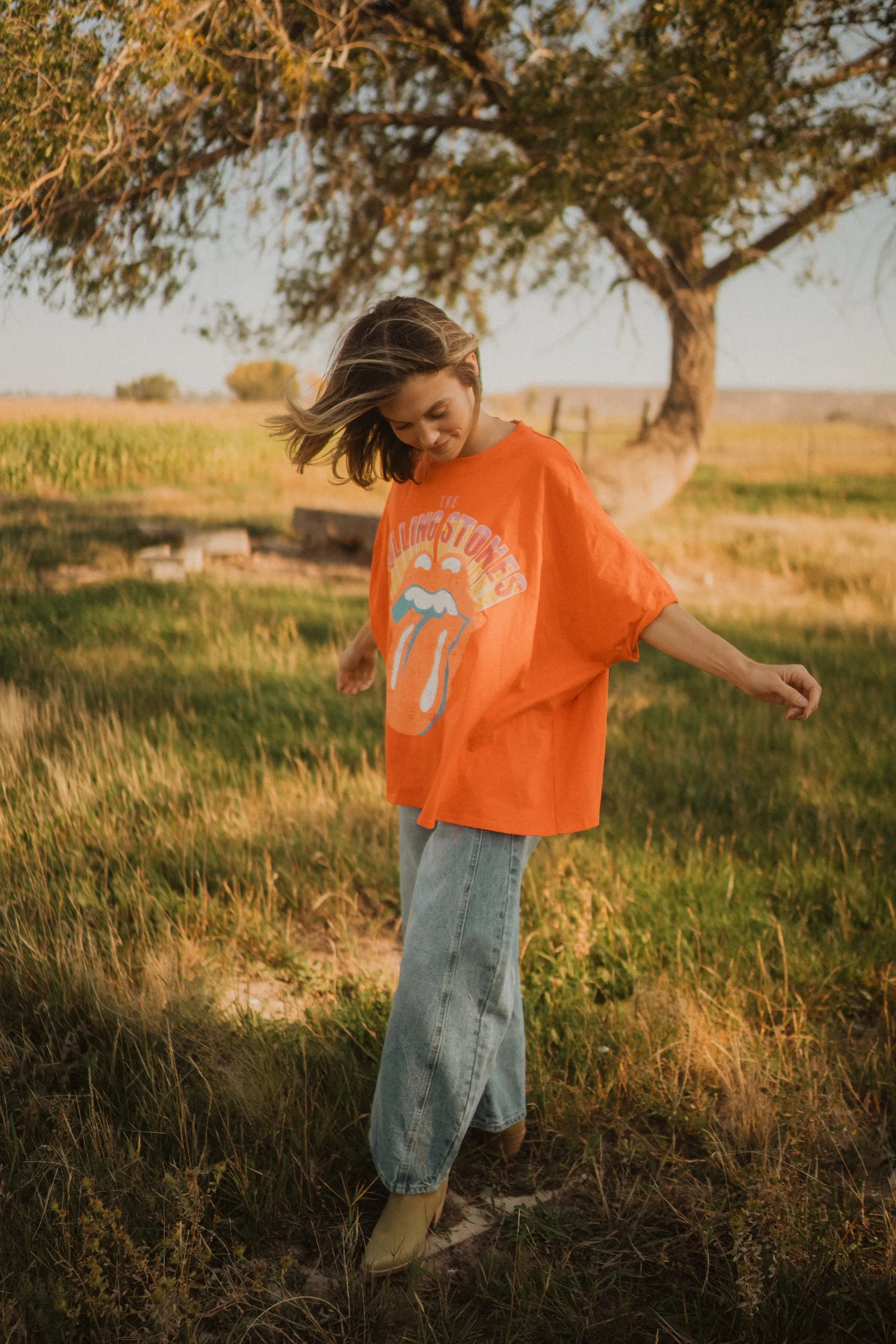 Rolling Stones Tongue Tee sold by Goldie Lew product image thumbnail 5