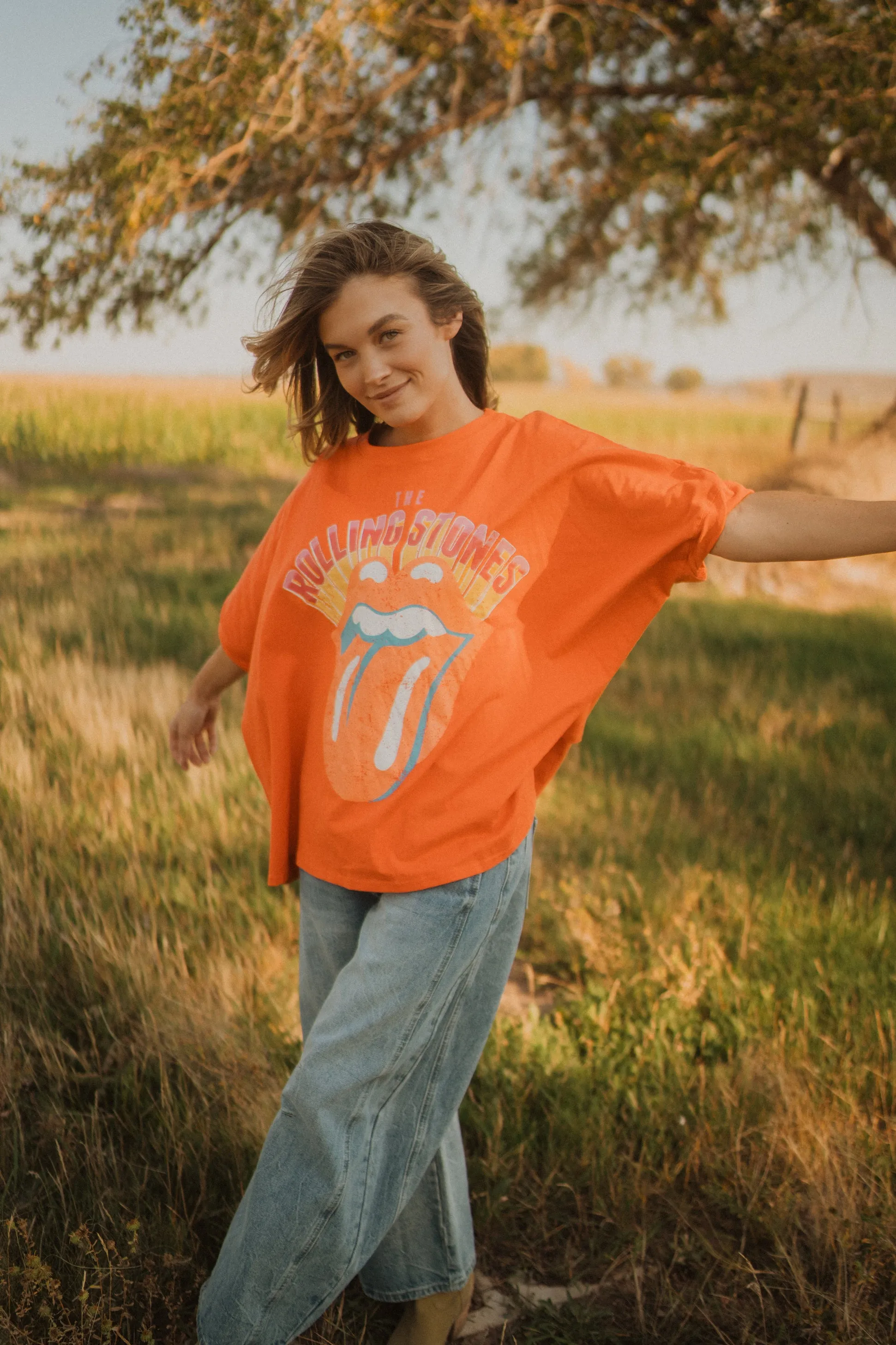 Rolling Stones Tongue Tee sold by Goldie Lew product image thumbnail 3