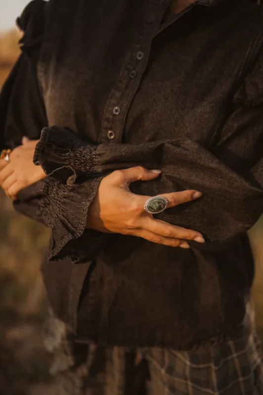 Harris Ring | Emerald sold by Goldie Lew