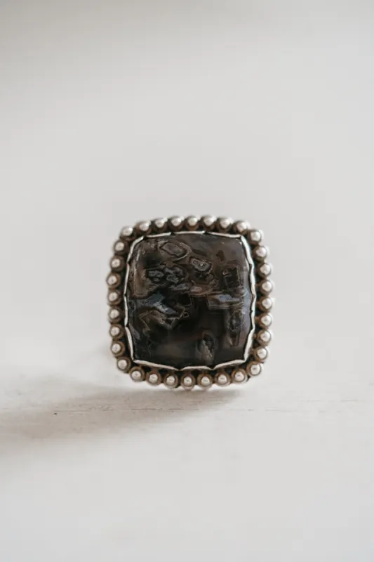 Nanette Ring | Turkish Palm Agate sold by Goldie Lew