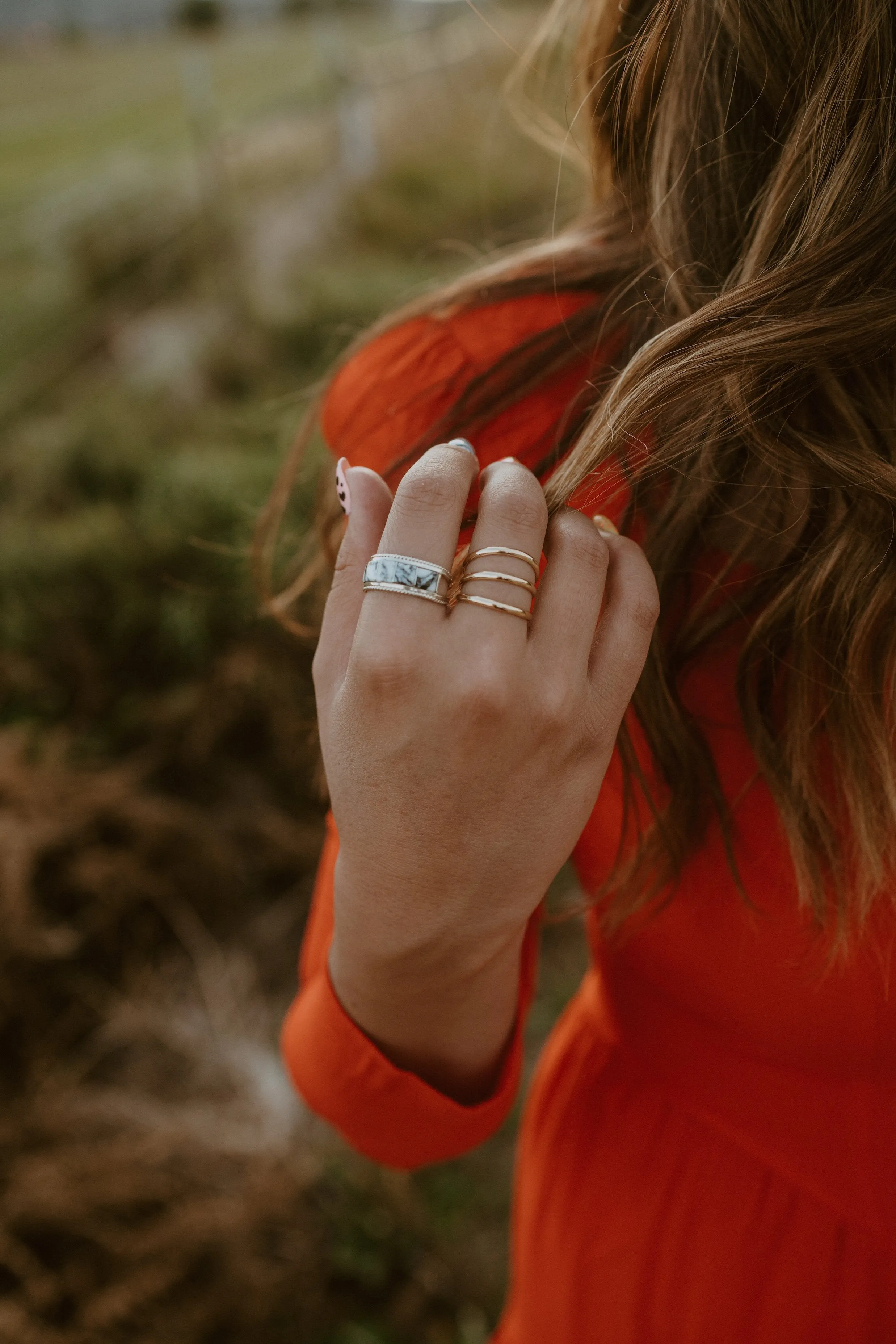 Swirl Ring | #2 | Gold sold by Goldie Lew product image thumbnail 4