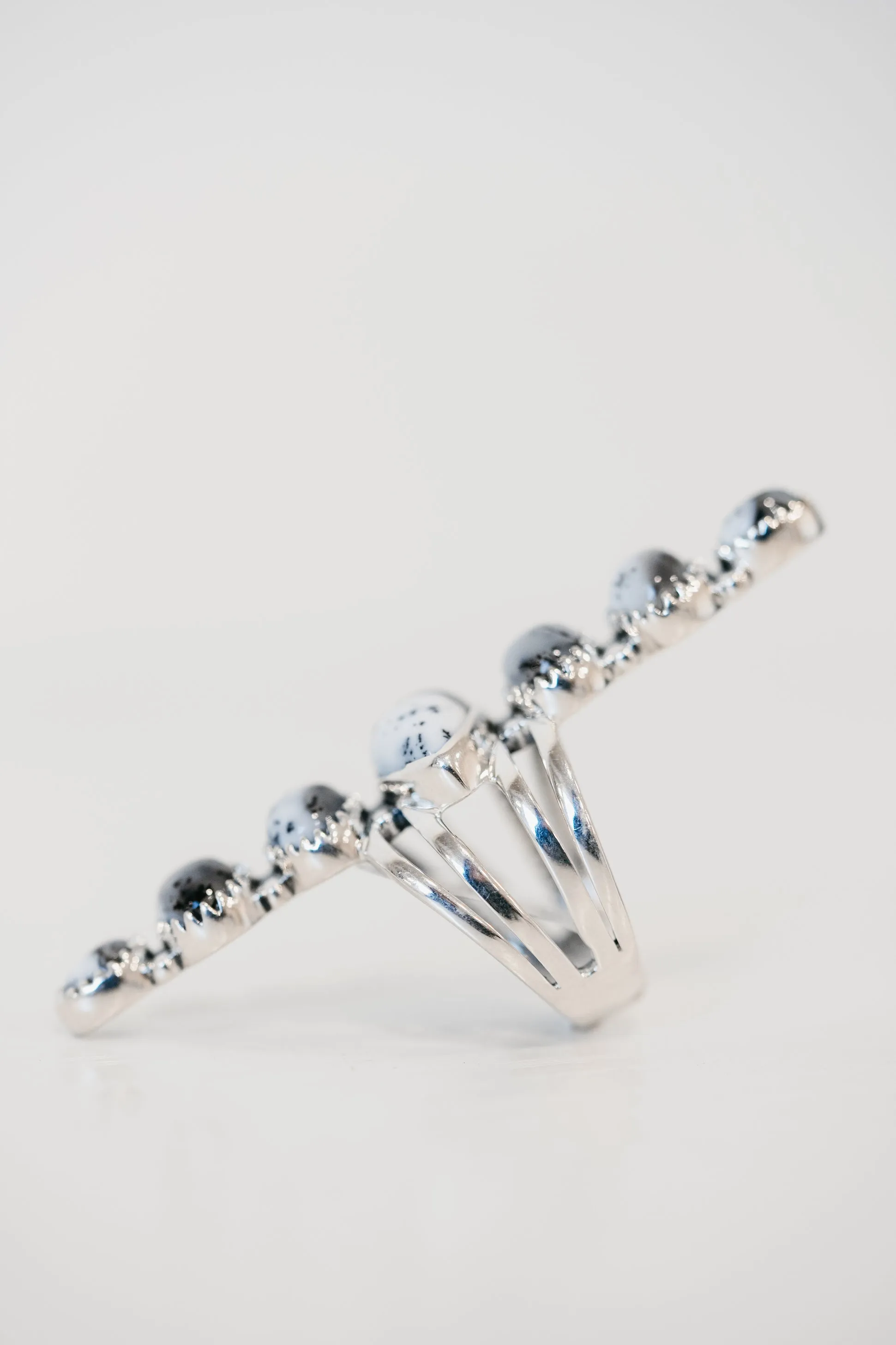 Salihah Ring | Dendritic Opal sold by Goldie Lew product image thumbnail 3