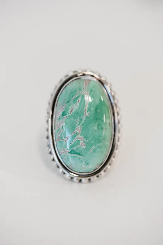 Elora Ring | Variscite | #2 sold by Goldie Lew