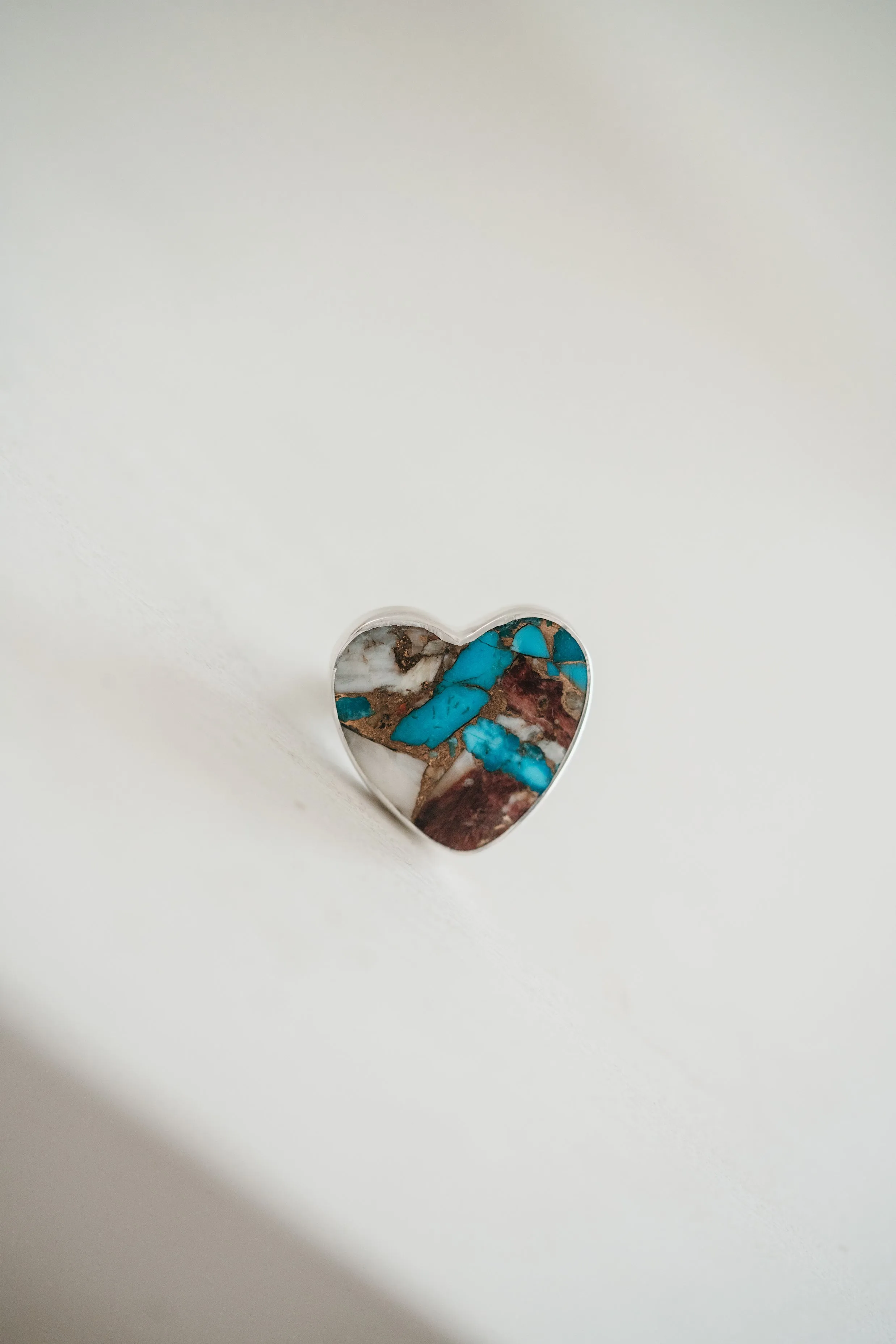 Heart Ring | Red Oyster sold by Goldie Lew