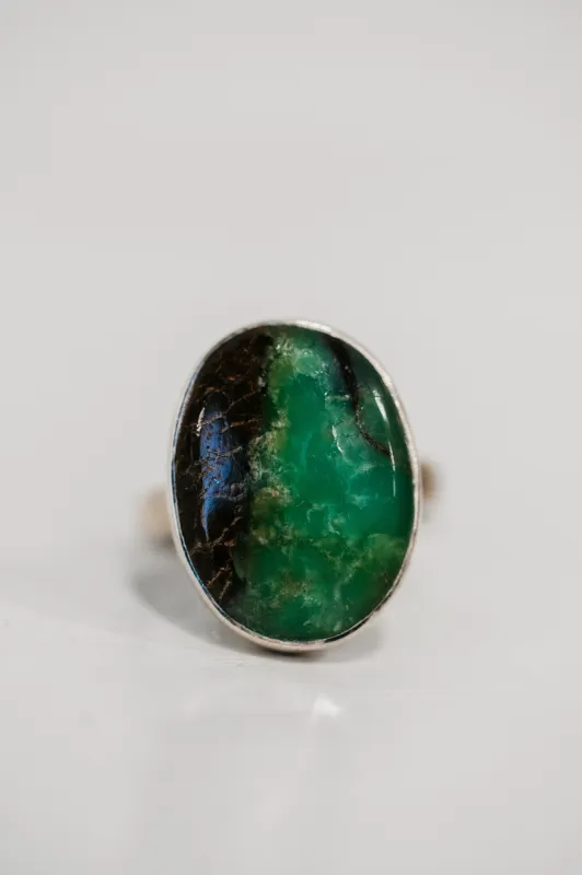 Nomi Ring | Chrysoprase sold by Goldie Lew