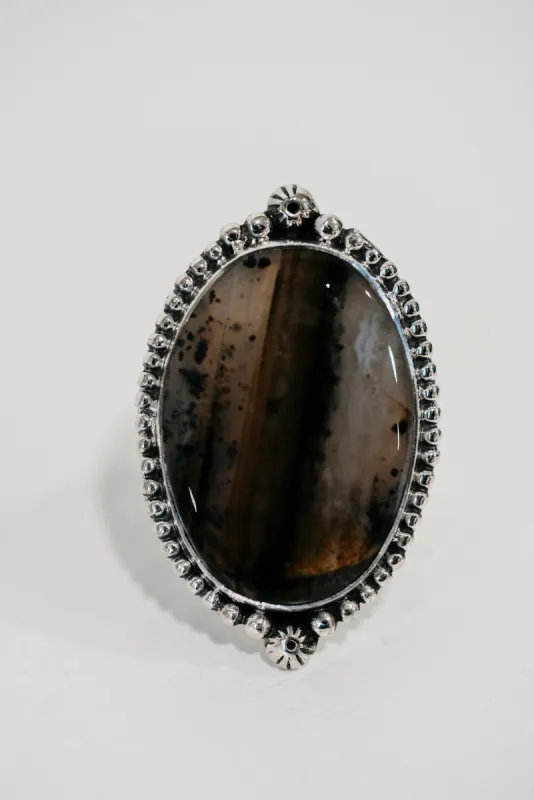 Aaliyah Ring | Montana Agate sold by Goldie Lew