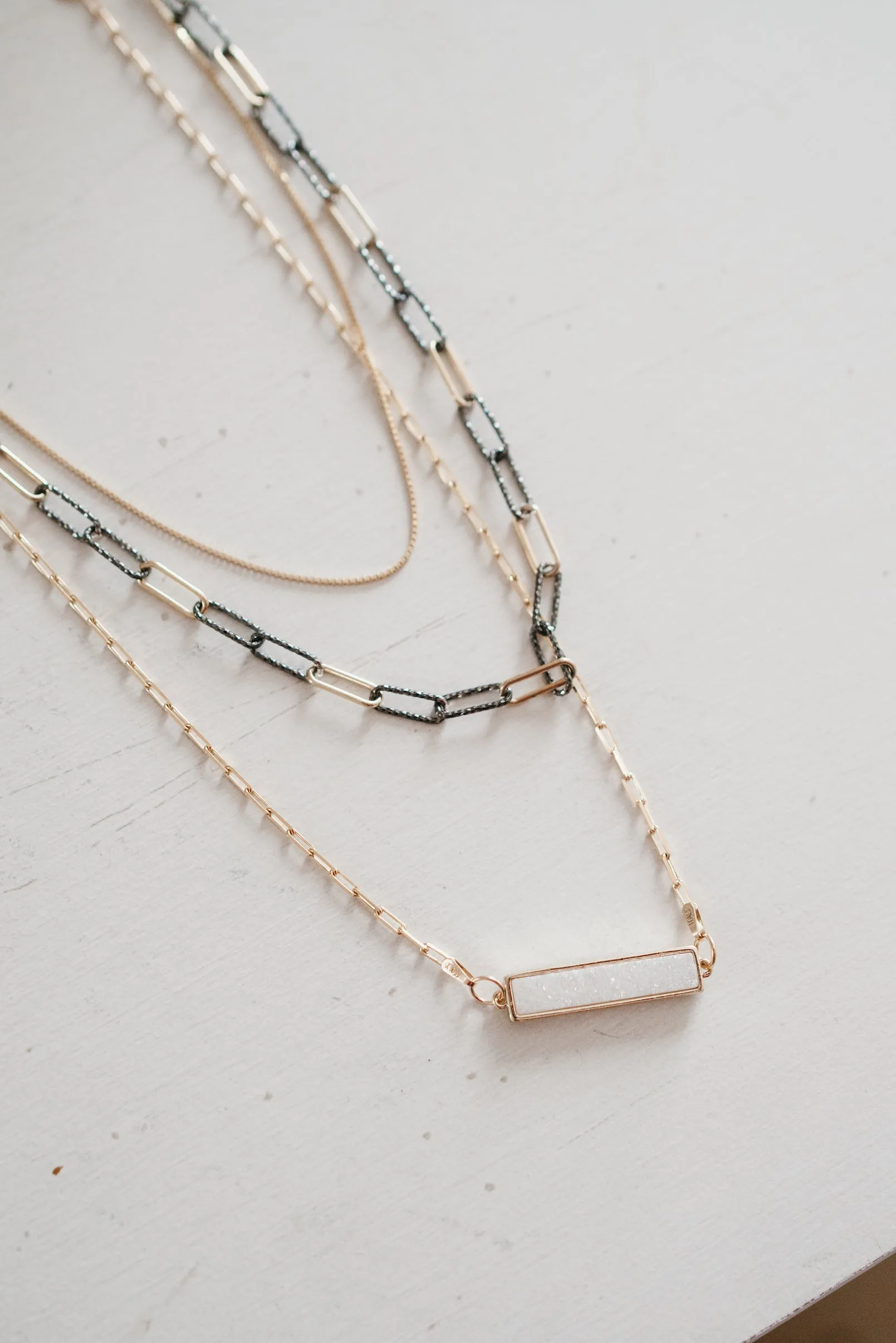 Gold Necklace Set #22 sold by Goldie Lew product image thumbnail 3