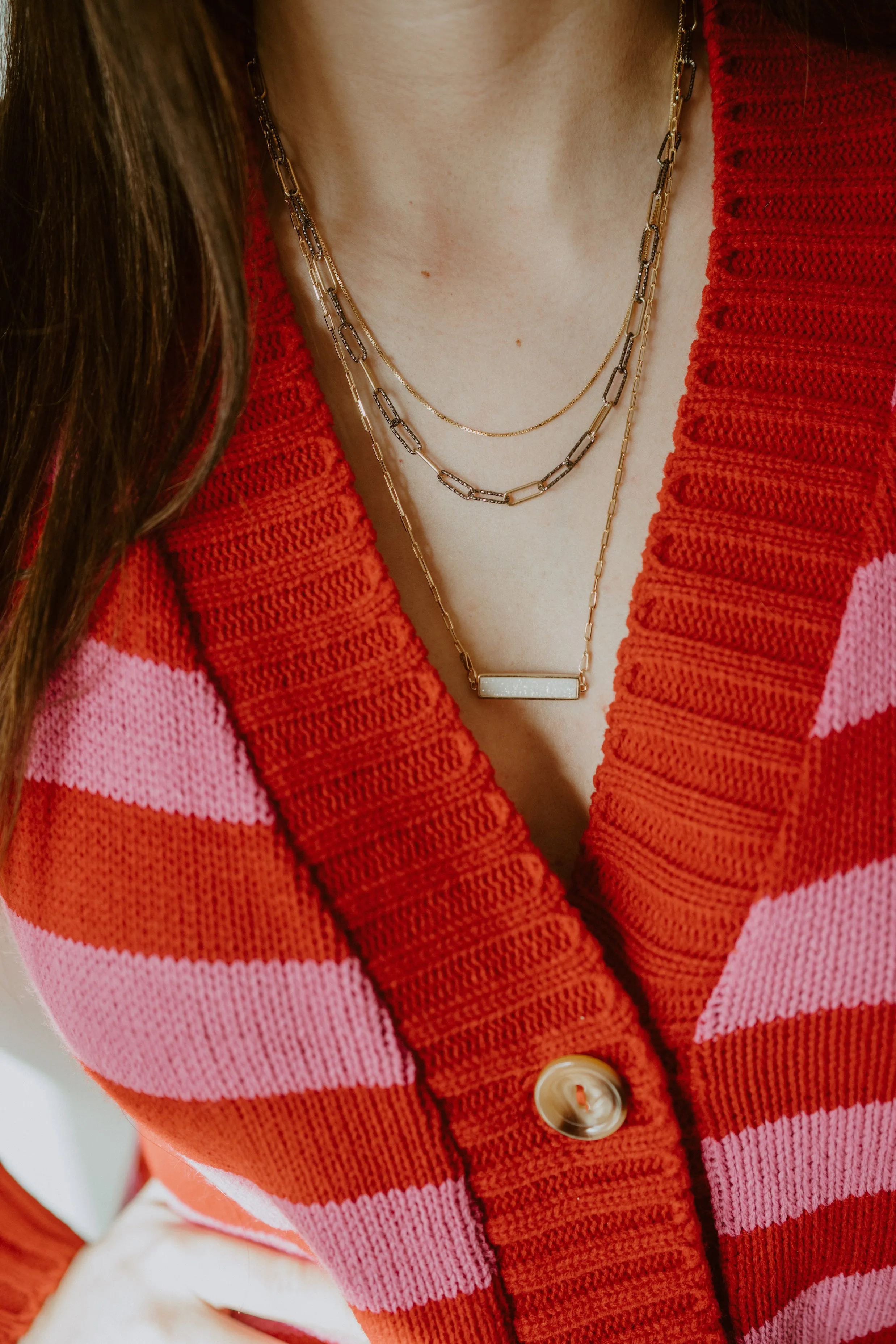 Gold Necklace Set #22 sold by Goldie Lew