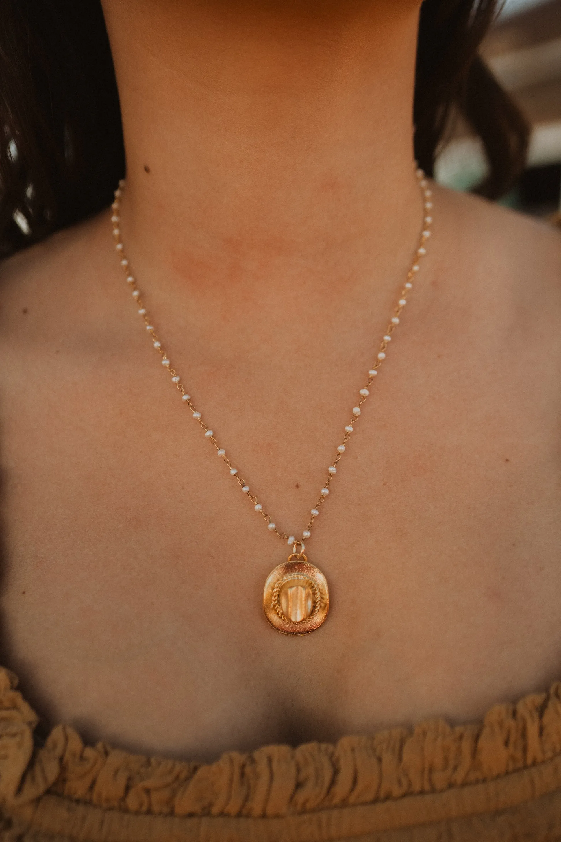 Pearly Cowgirl Necklace sold by Goldie Lew product image thumbnail 2