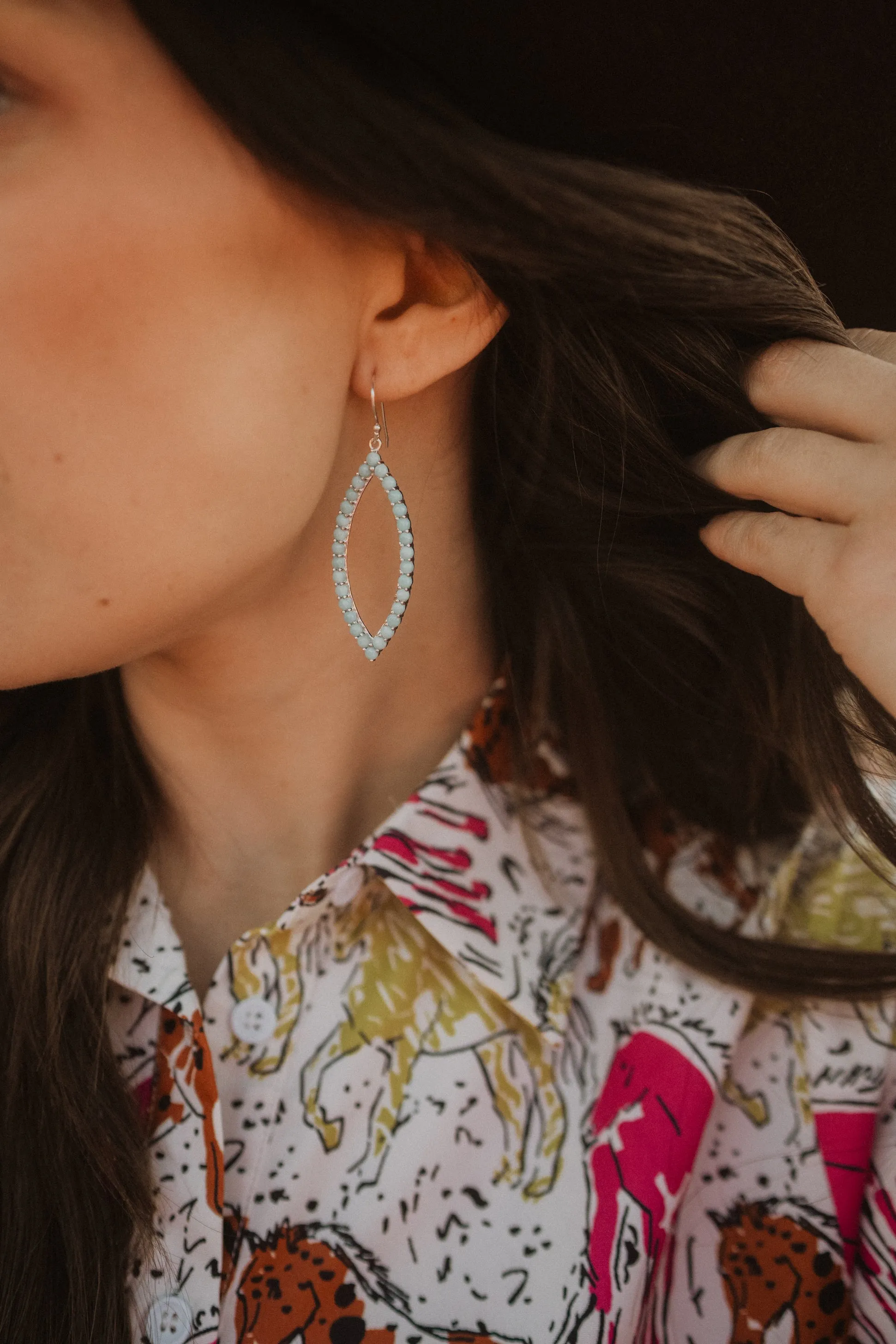 Large Mena Earrings sold by Goldie Lew product image thumbnail 3