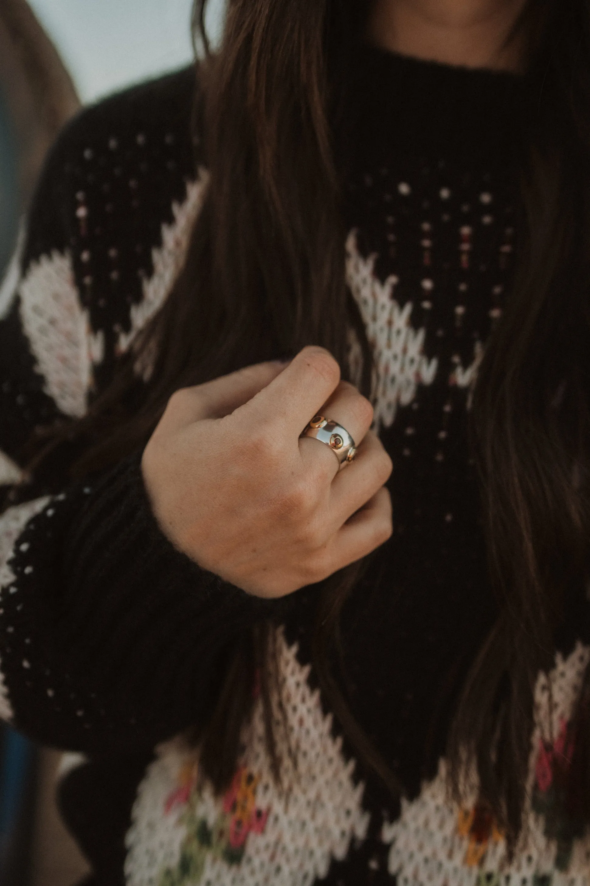 Marcel Ring | Garnet - FINAL SALE sold by Goldie Lew