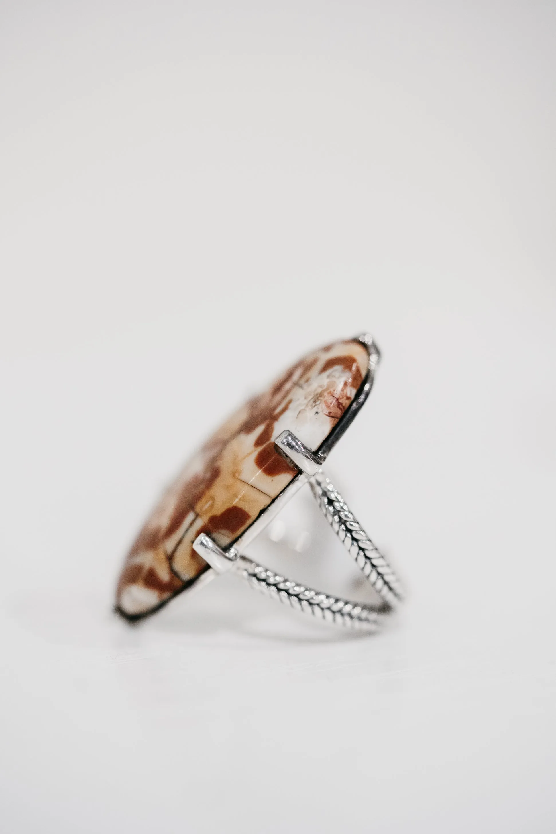 Lynn Ring | Butterfly Jasper sold by Goldie Lew product image thumbnail 3