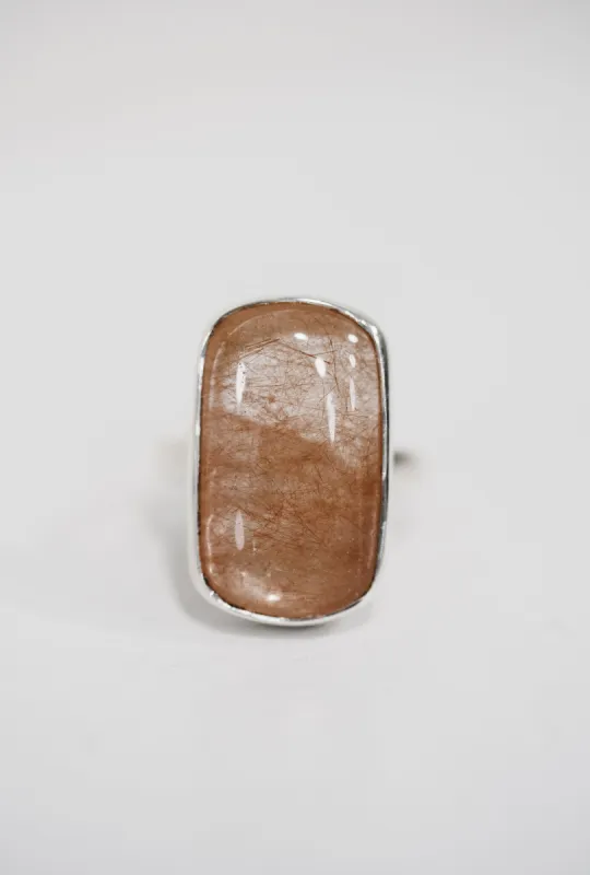 Maple Ring | Rutilated Quartz sold by Goldie Lew
