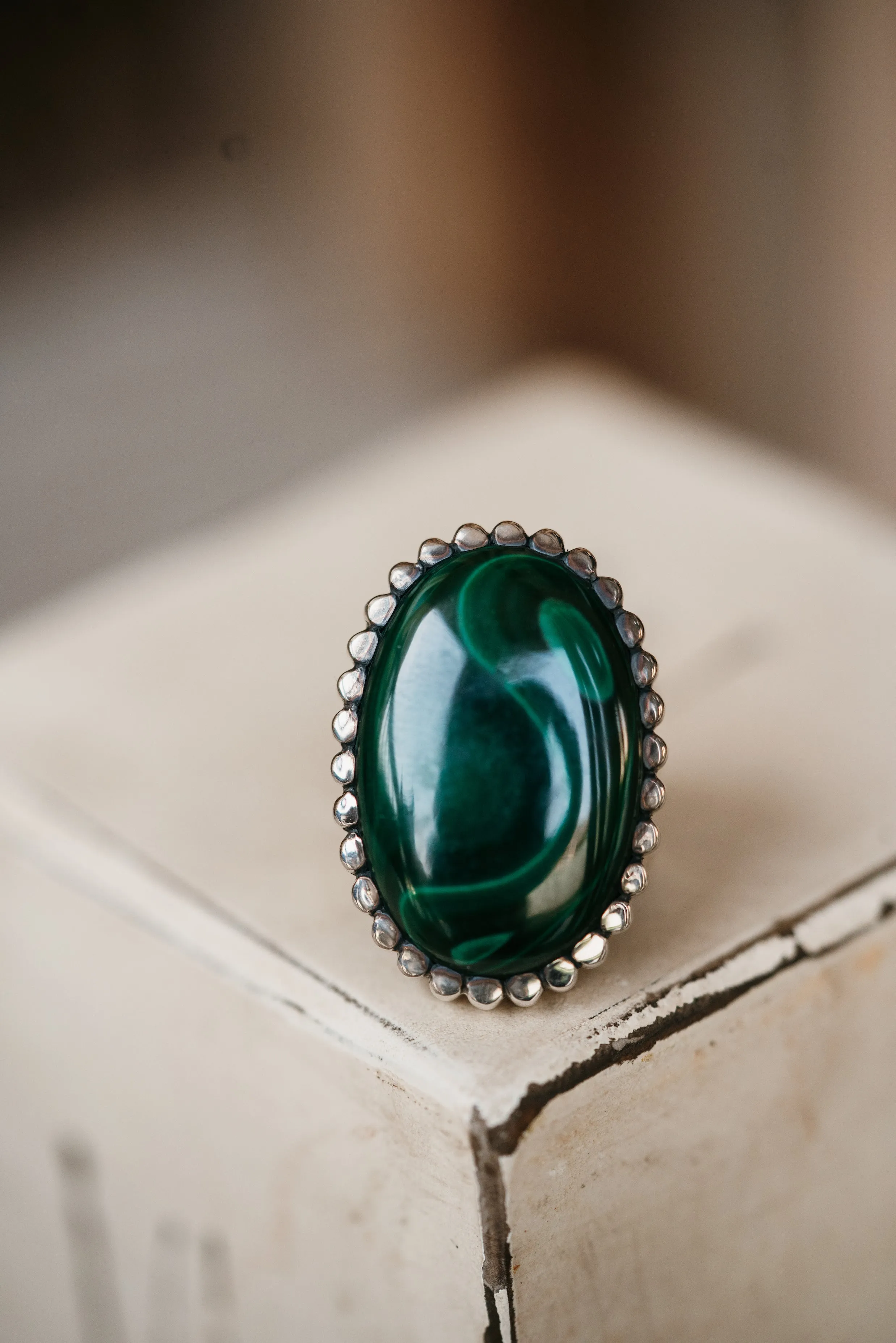 Etta Ring | Malachite sold by Goldie Lew