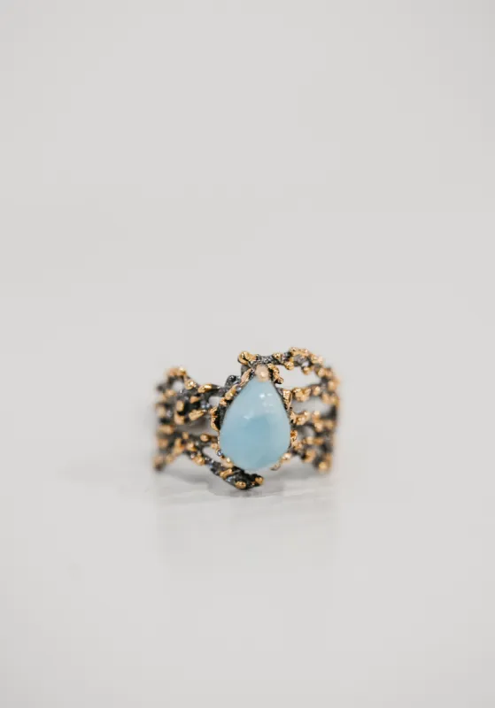 Flossie Ring | Larimar sold by Goldie Lew