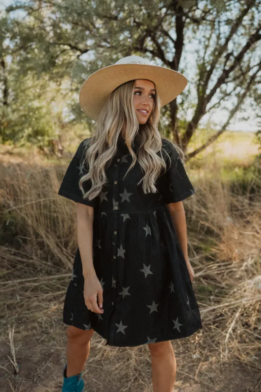 Starry Nights Dress sold by Goldie Lew