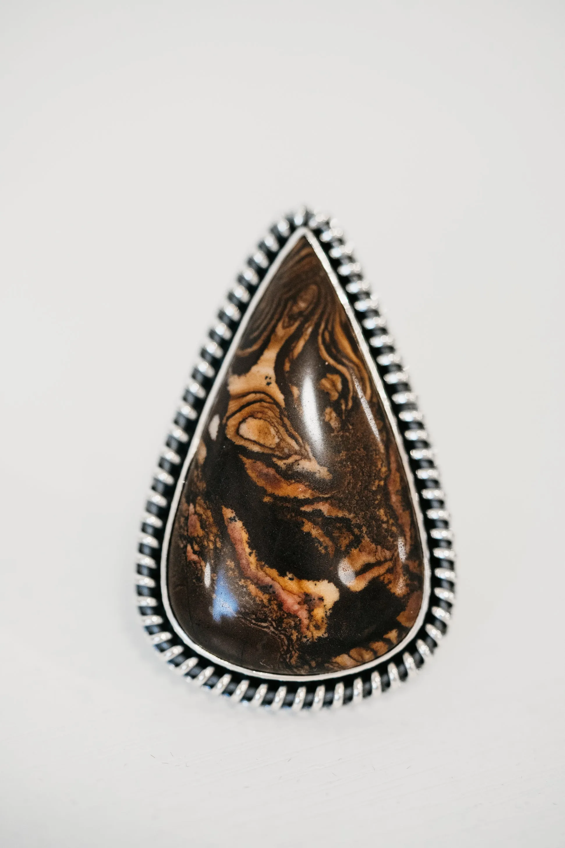 Blaze Ring | Blackout Jasper sold by Goldie Lew product image thumbnail 4