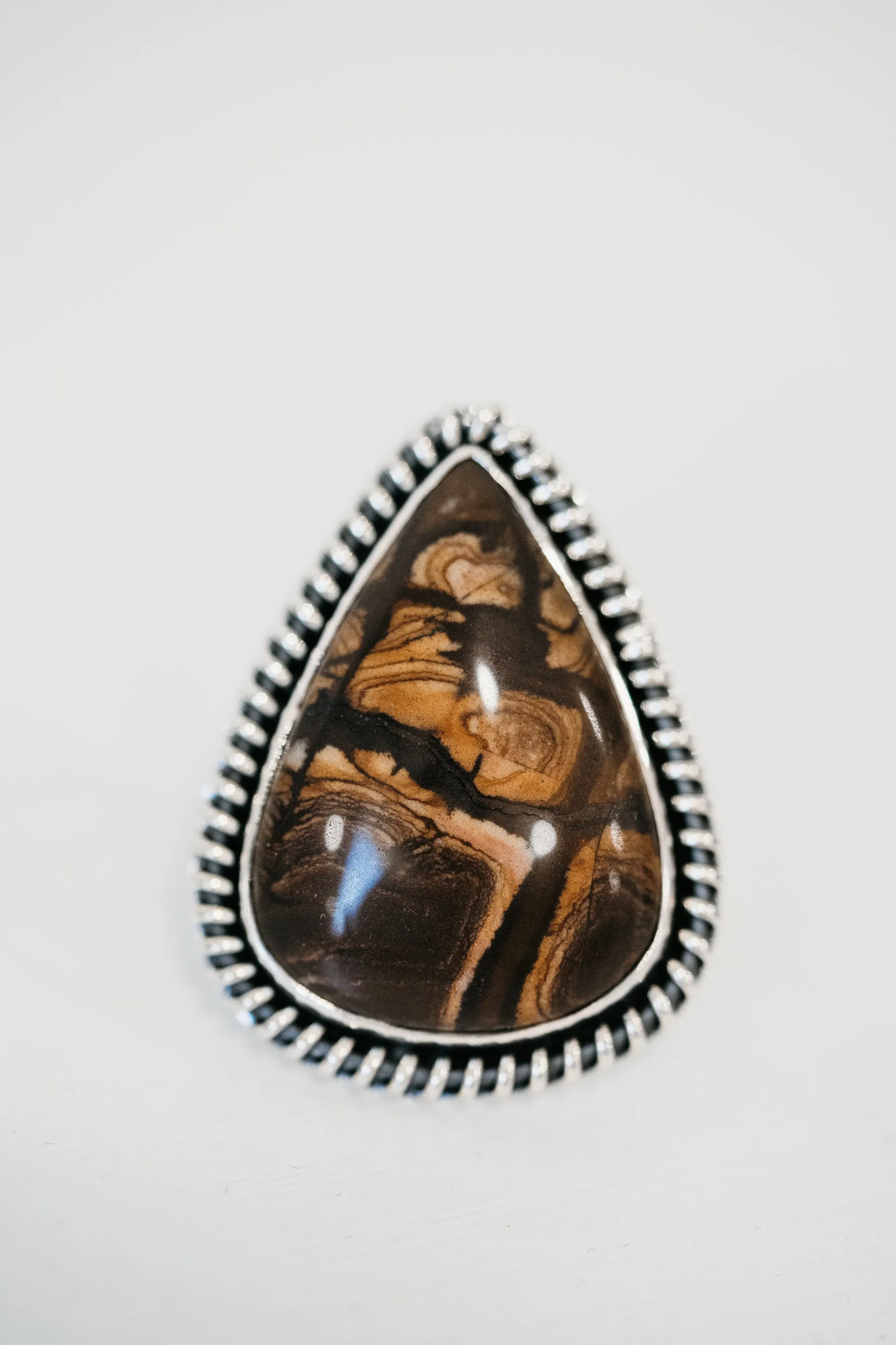 Blaze Ring | Blackout Jasper sold by Goldie Lew product image thumbnail 3