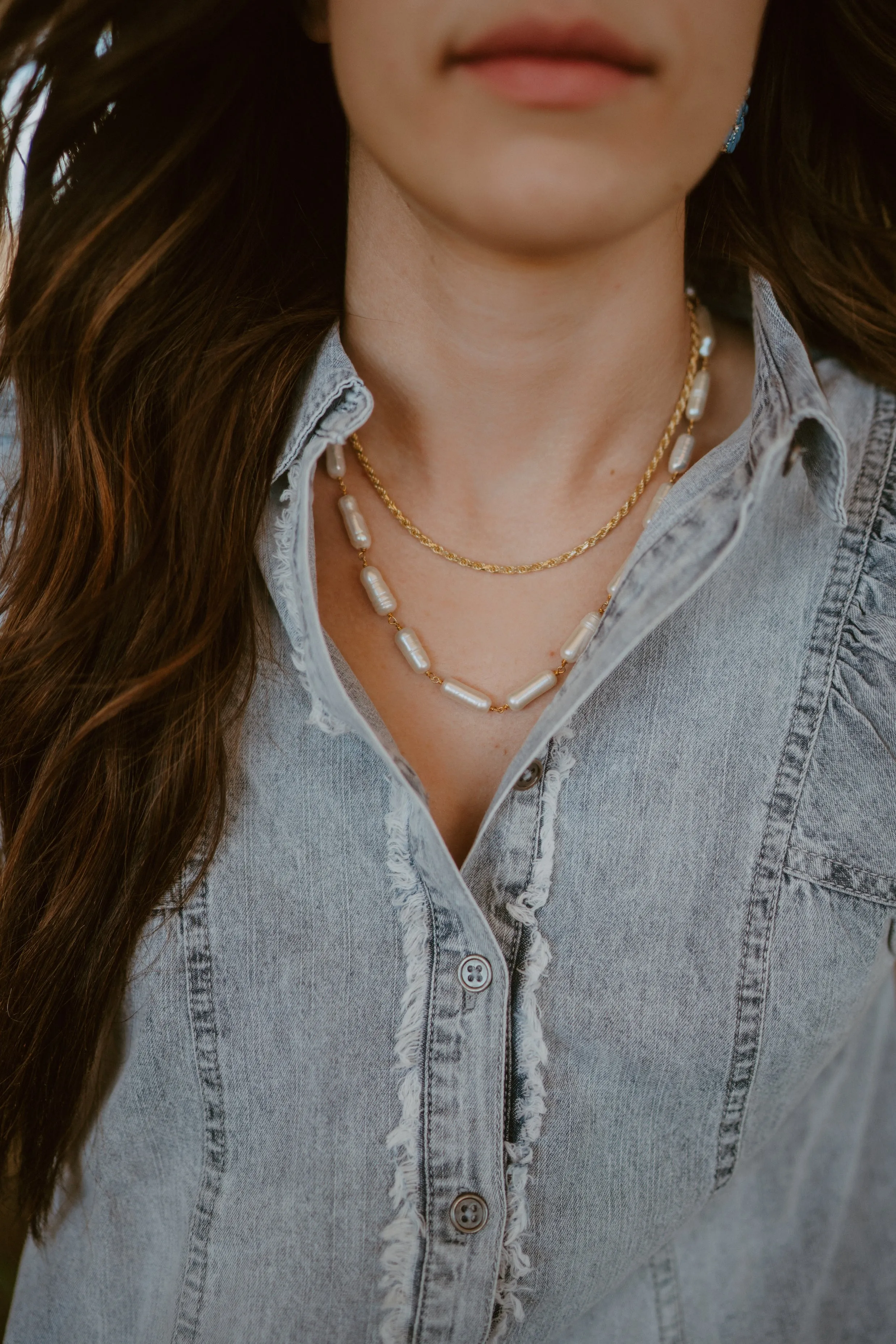 Stacy Necklace | #2 - FINAL SALE sold by Goldie Lew product image thumbnail 3