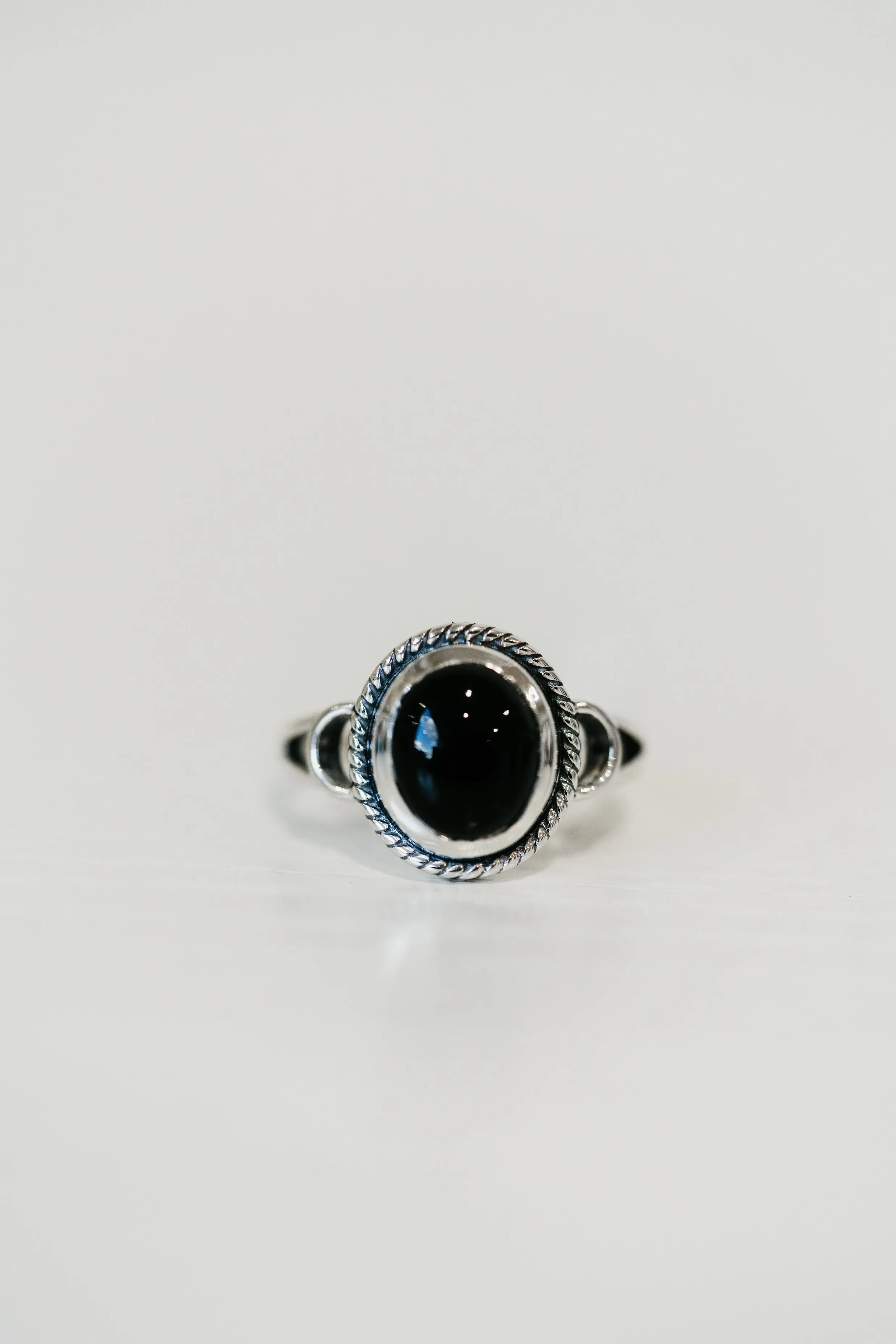 Hot Shot Ring | Black Onyx sold by Goldie Lew