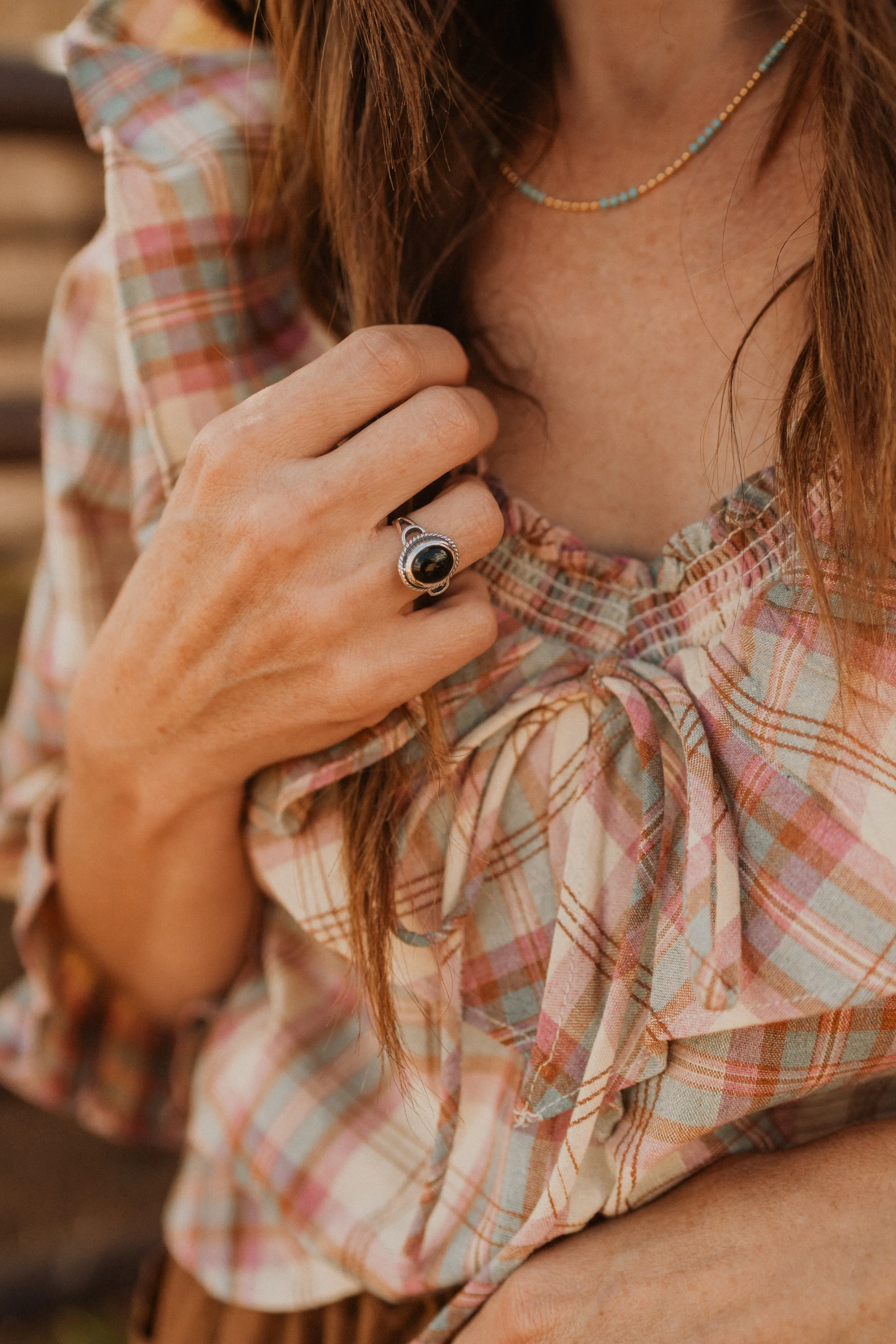 Hot Shot Ring | Black Onyx sold by Goldie Lew product image thumbnail 2