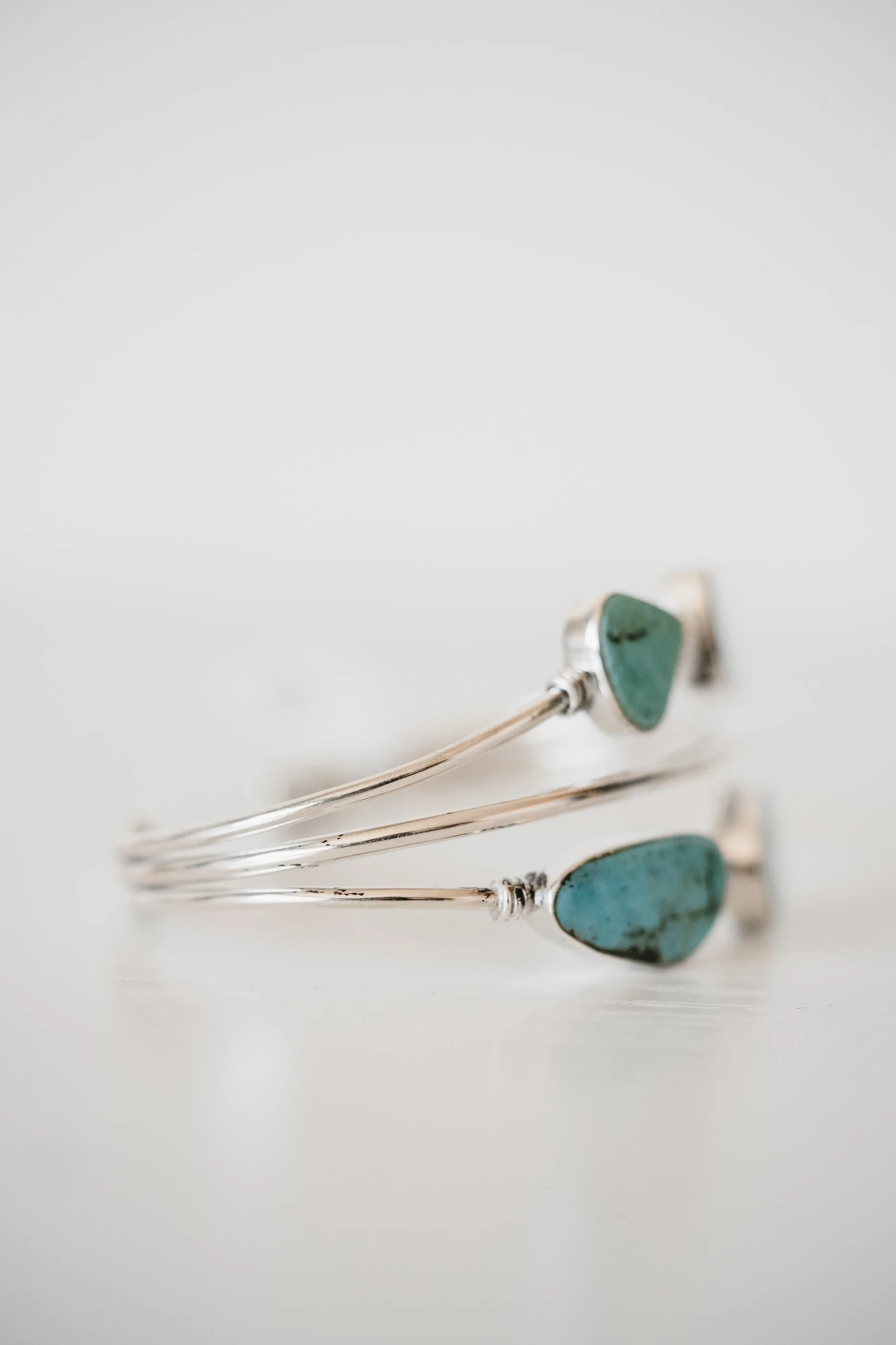 Faro Cuff | Turquoise sold by Goldie Lew product image thumbnail 4