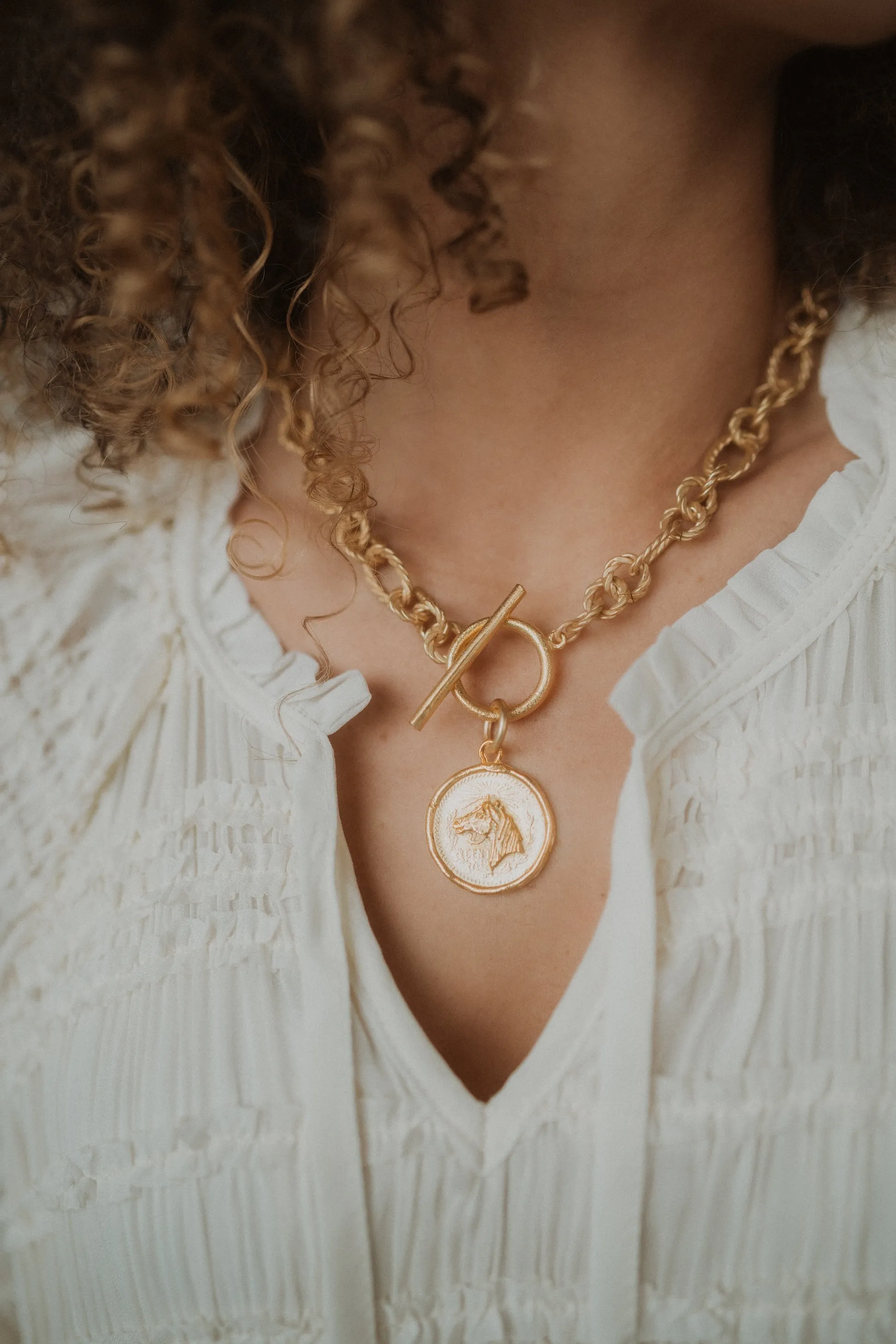 Toggle Horse Necklace sold by Goldie Lew